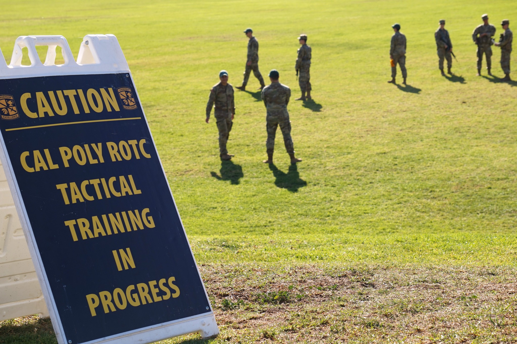 The Mighty Mustang Cadets practiced... - Cal Poly Army ROTC