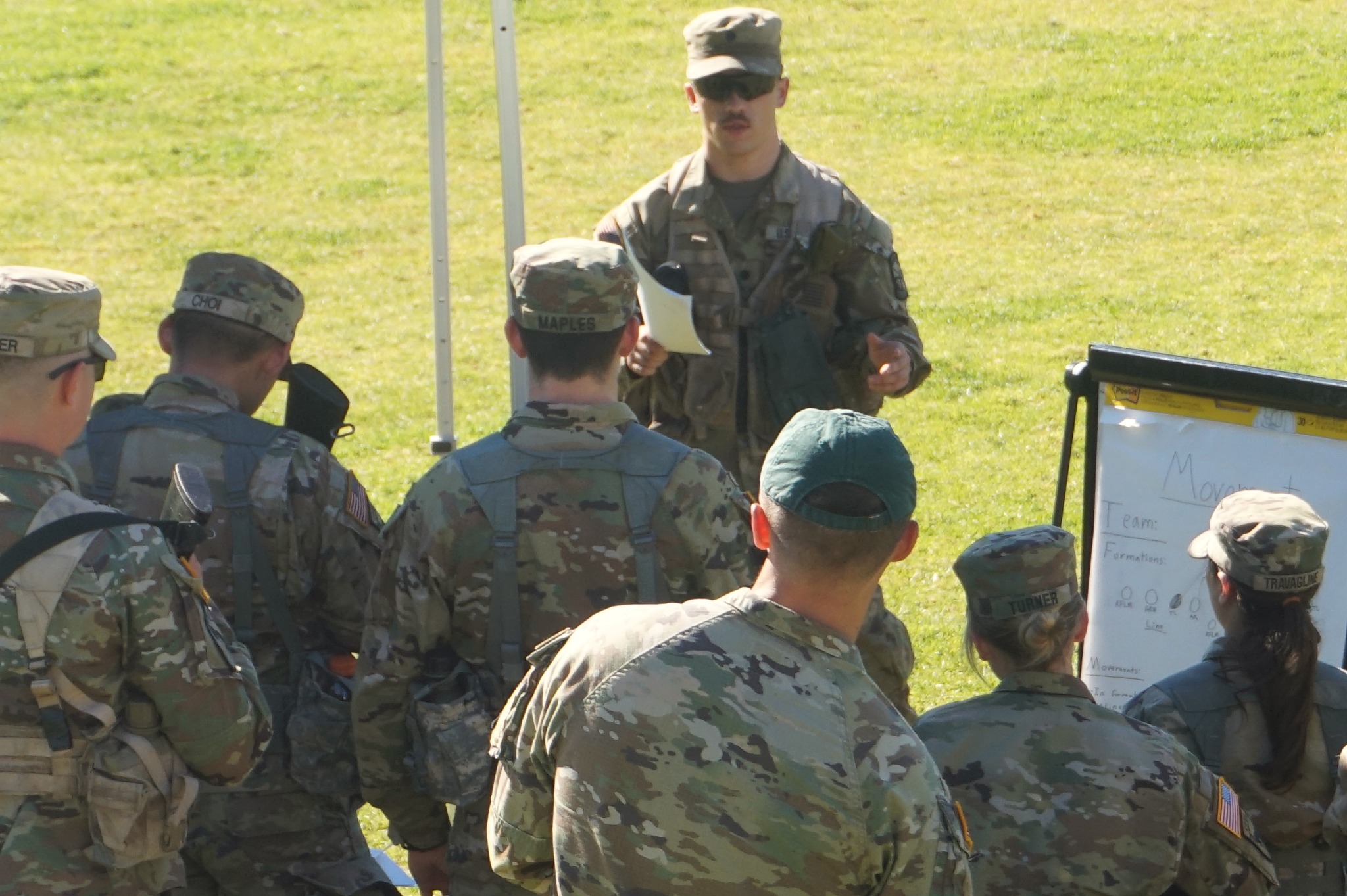 The Mighty Mustang Cadets practiced... - Cal Poly Army ROTC