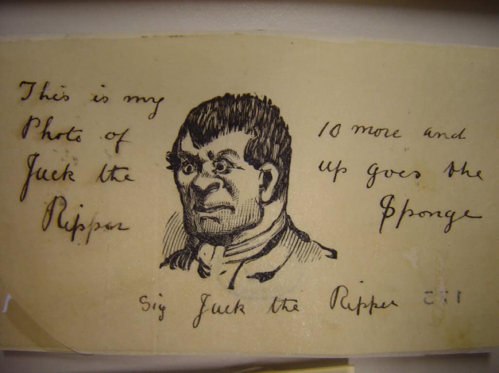 A letter Jack the Ripper wrote in... - Patricia Cornwell | Facebook