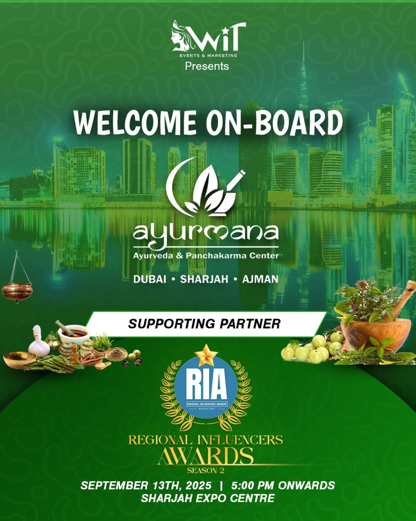 WIT - RIA 2025 welcomes Ayur Mana as our Supporting Sponsor! 💫🙌 RIA ...