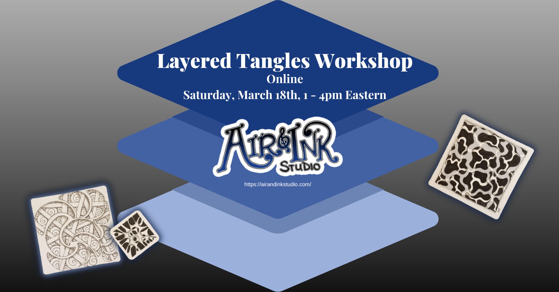 Layered Tangles Workshop: A Different Way to Combine Zentangle Patterns