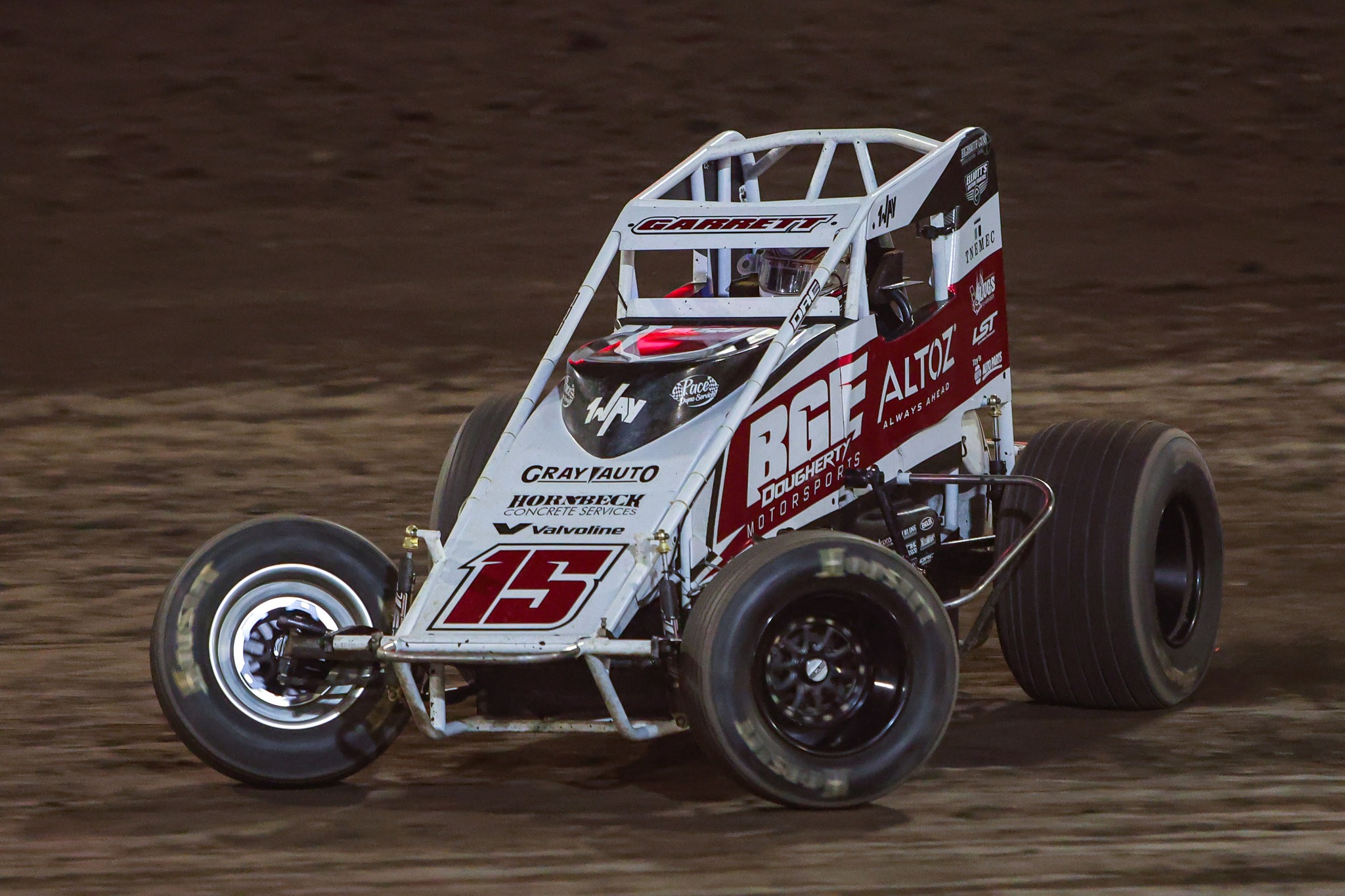 USAC Racing - Carson Garrett puts himself into the big... | Facebook