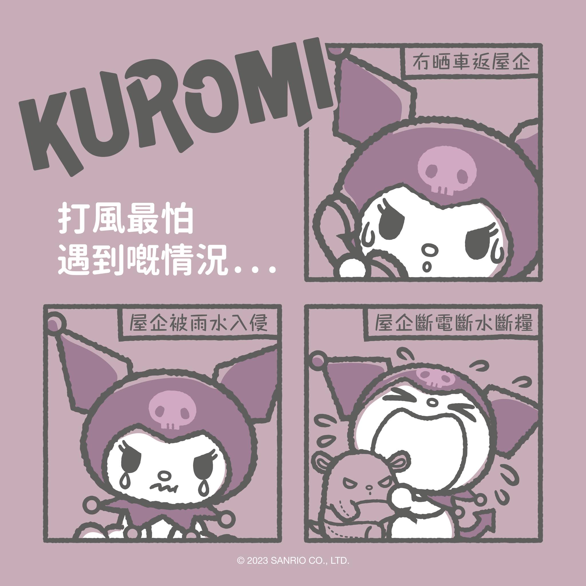 Sanrio - 【Sanrio characters🌬️打風最怕遇到嘅情況🥲】 早排不時打風💨如果唔好彩撞正呢三個情況，真係頭都大埋💥大家 ...