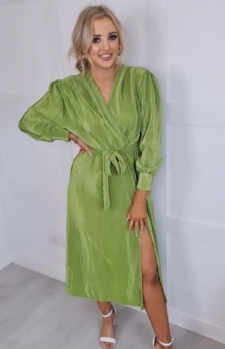 primark green wrap dress Styling a fresh shirtdress from #finalsale