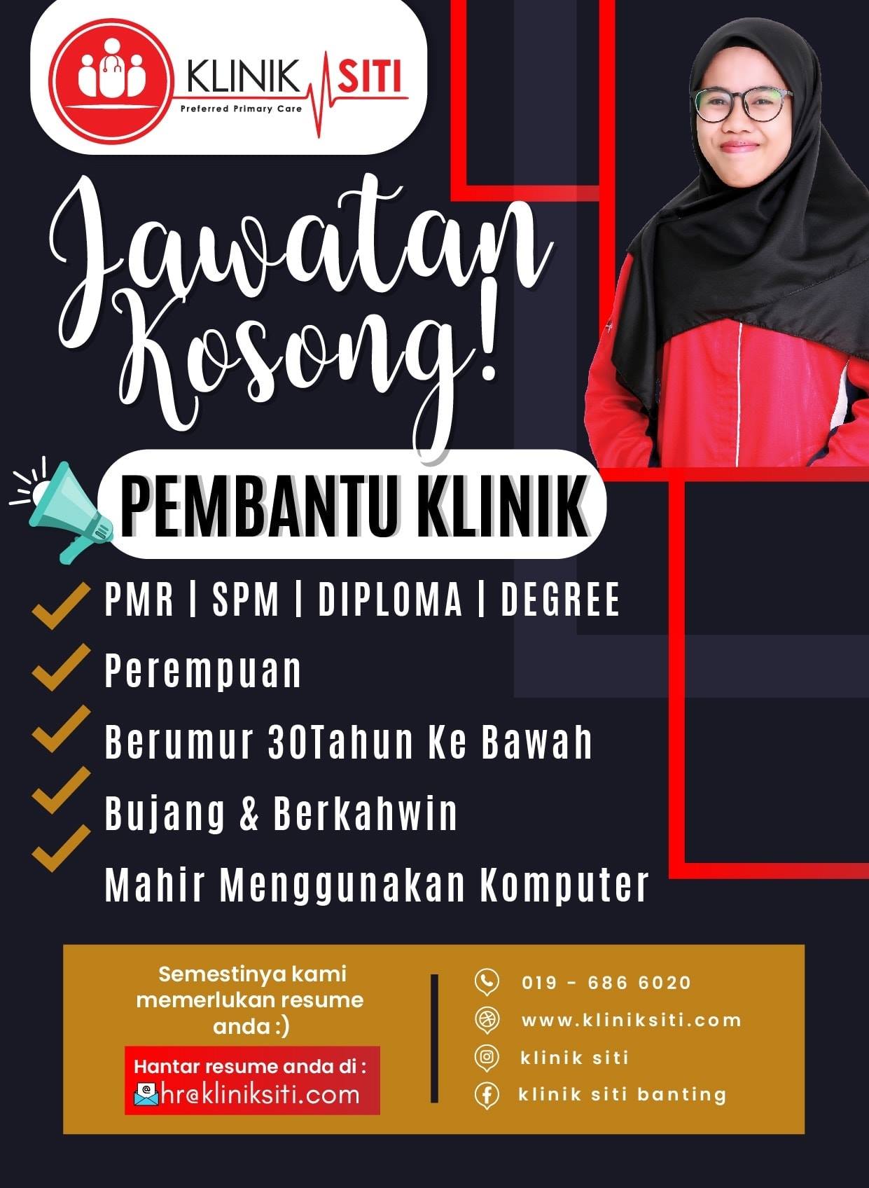 Jawatan Kosong Klinik Siti Klinik Siti Denai Alam Facebook