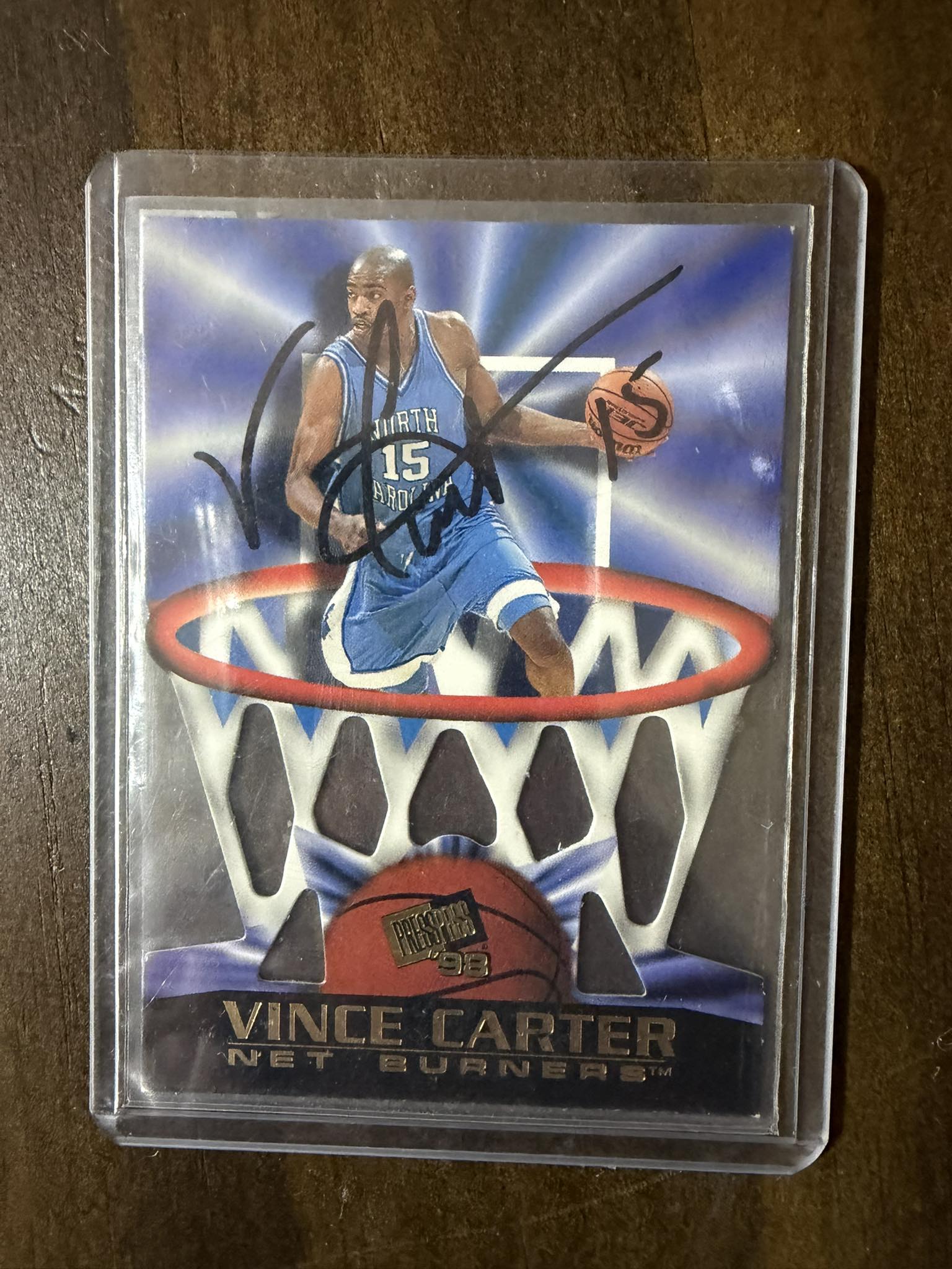 Vince Carter single pack pull and hunt for auto card