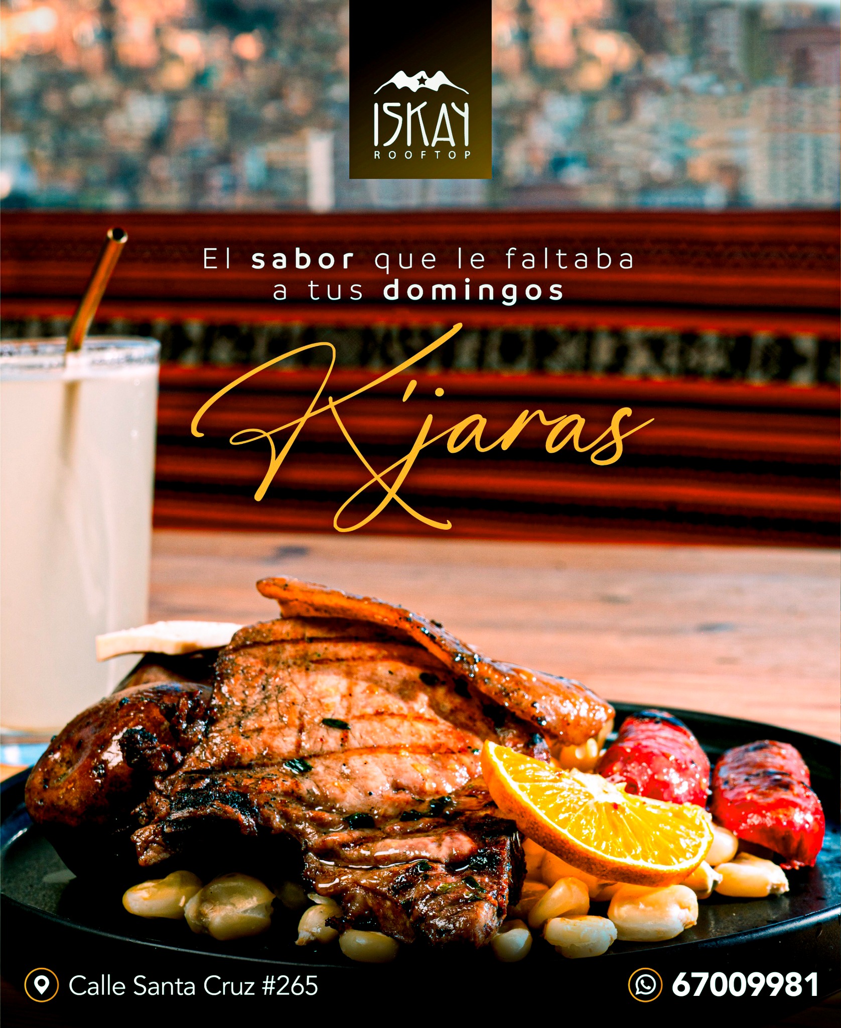 ISKAY - 🔥 Los domingos tienen nuevo sabor en Iskay Rooftop… Unas kjaras ...