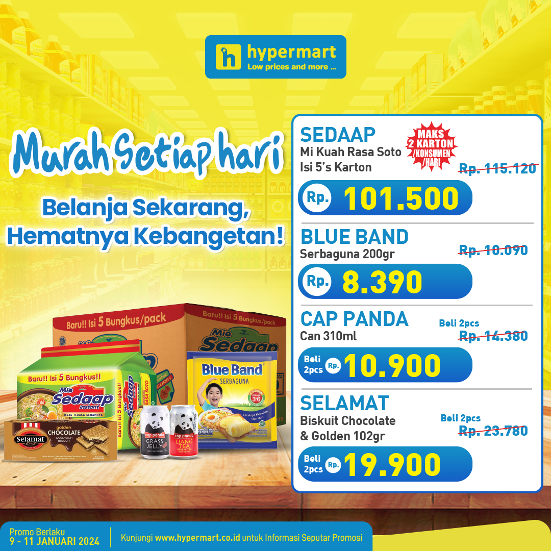 Hypermart - Yuk di list belanjaan kamu buat minggu ini...