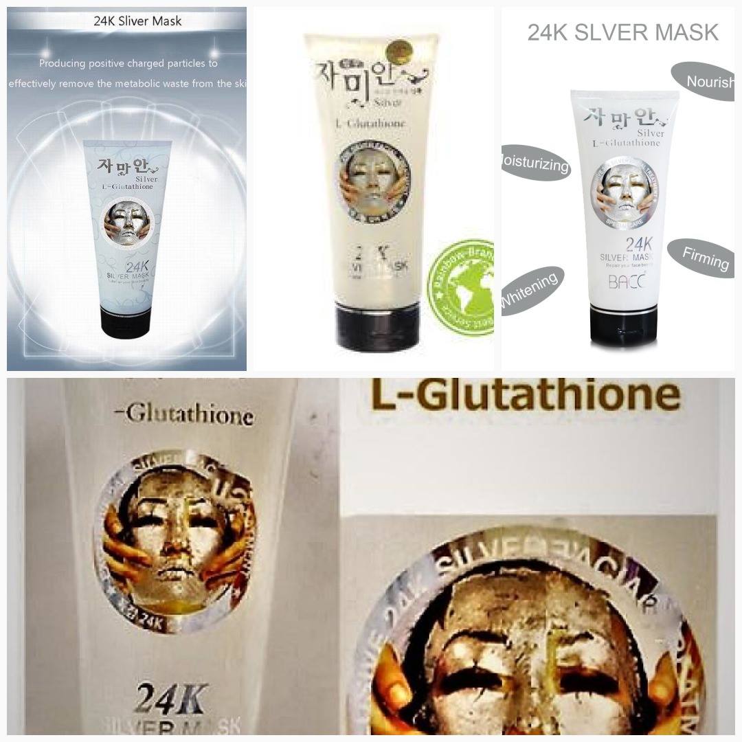 24k gold mask l-glutathione how to use Nature CONTINUAL - G Powder Collagen anti wrinkle Size:Progress Pack