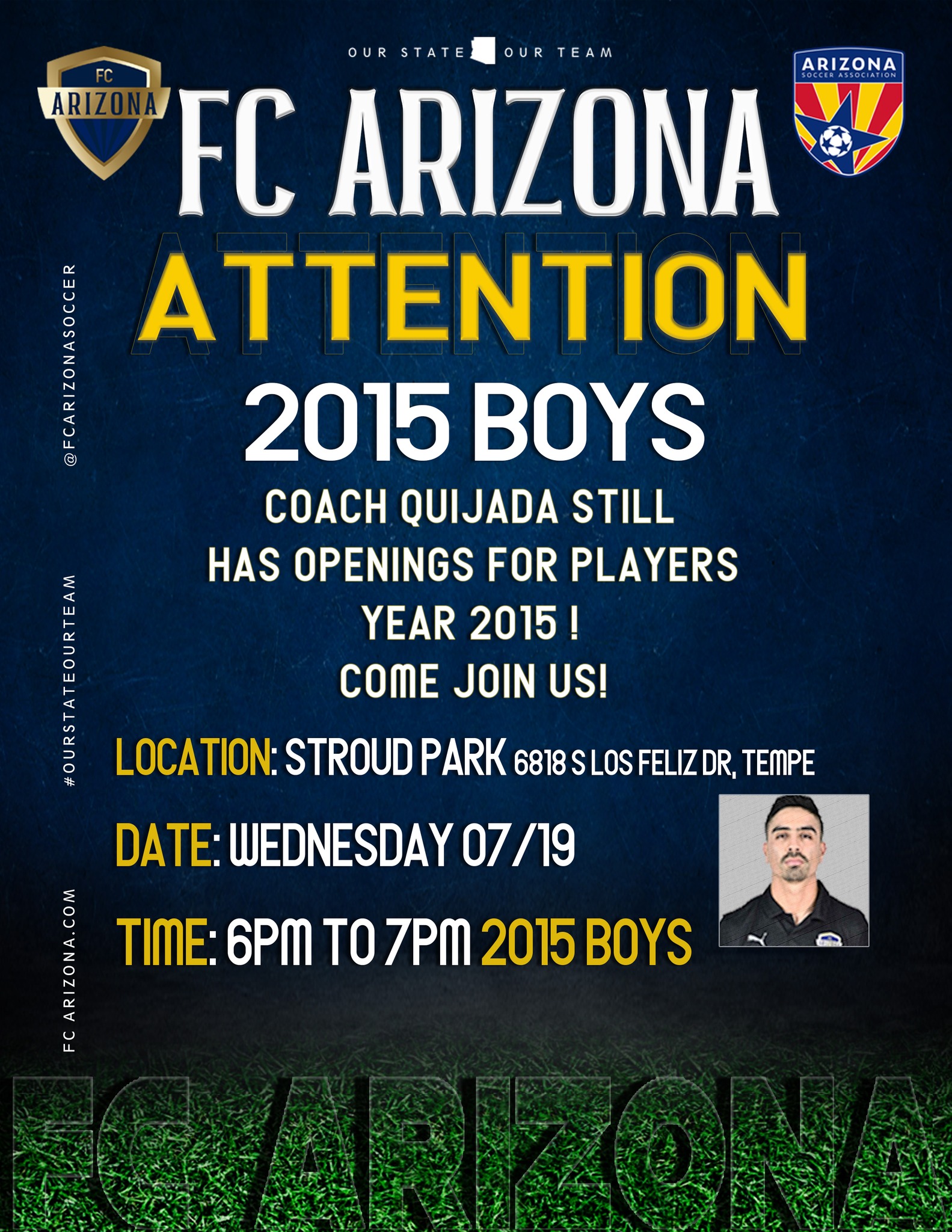 FC - ⚽️ Calling all 2015 boys! FC Arizona is still scouting for stars ...