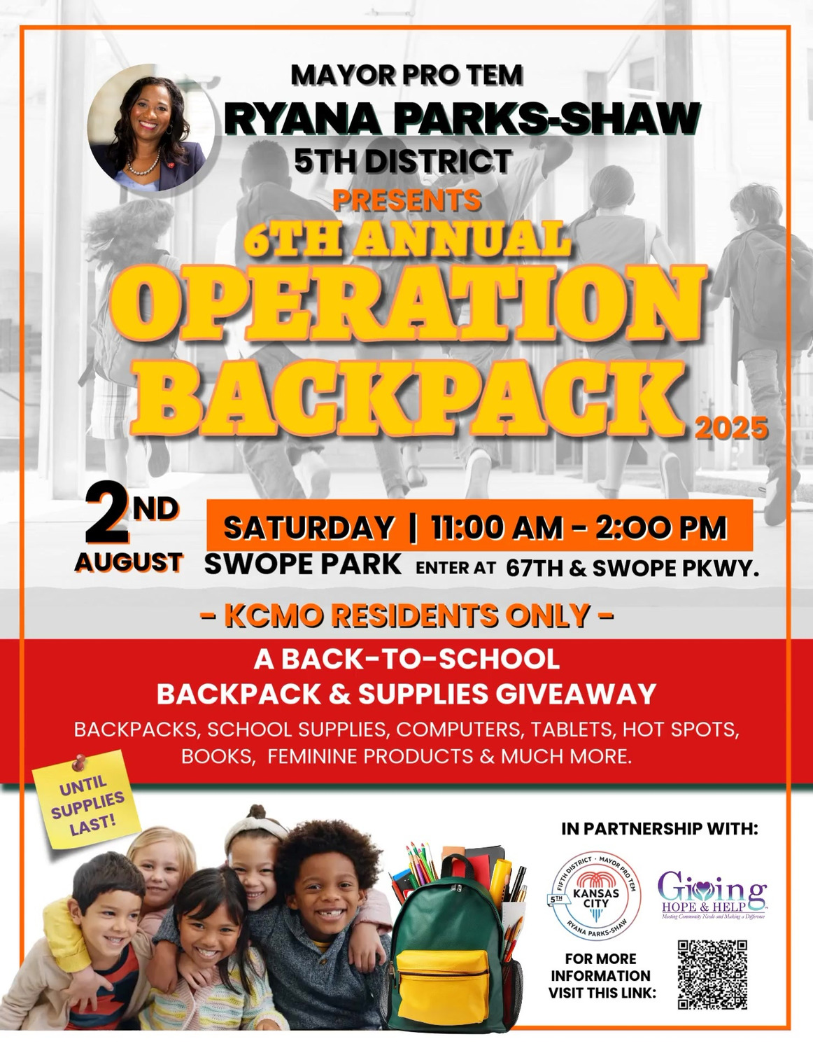 KC - 🚨 Attention KCMO Refugees! 🚨 🎒 6th Annual Operation Backpack – For ...