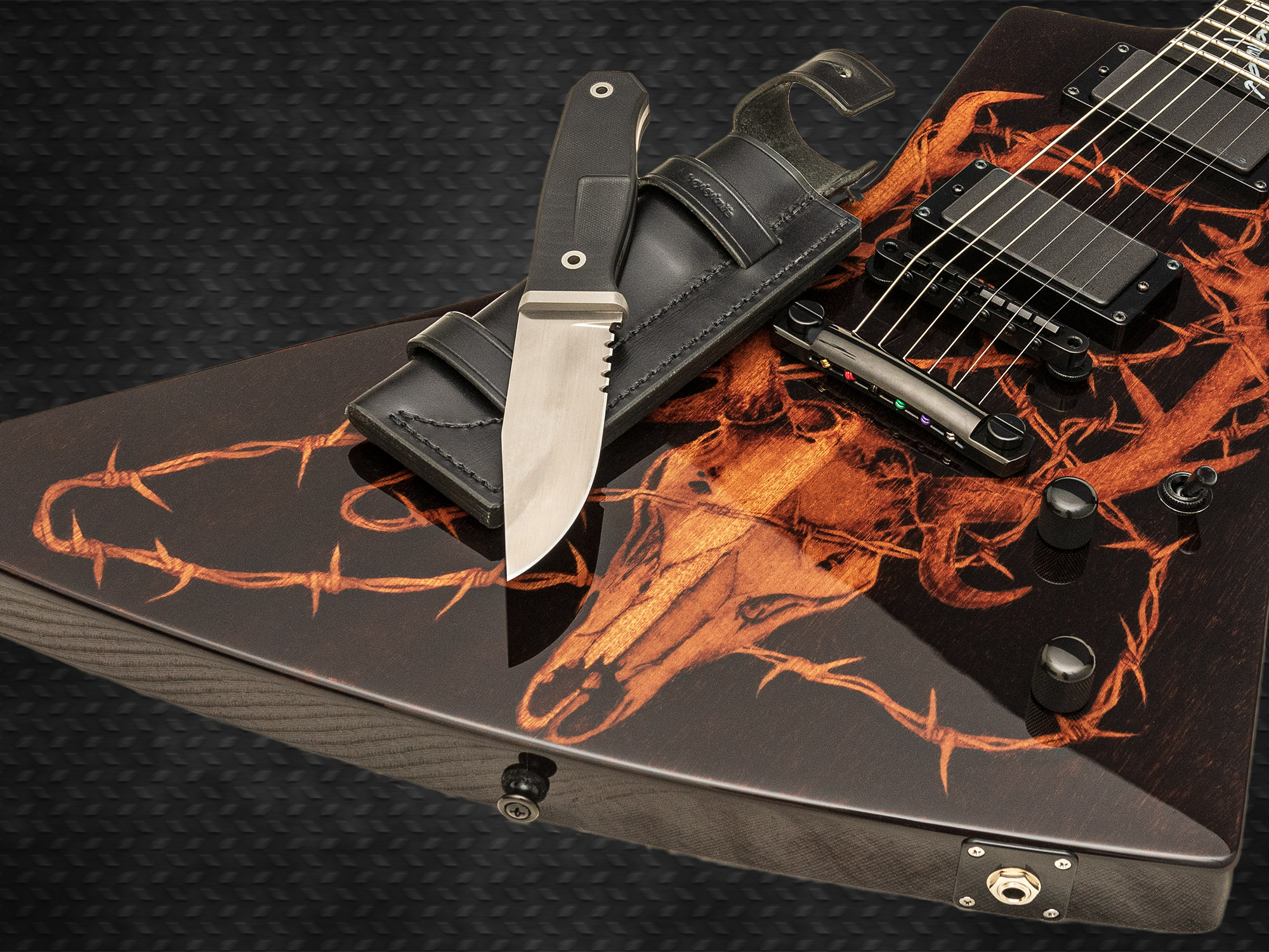 Replica of James Hetfield's 1973 Les Paul Custom