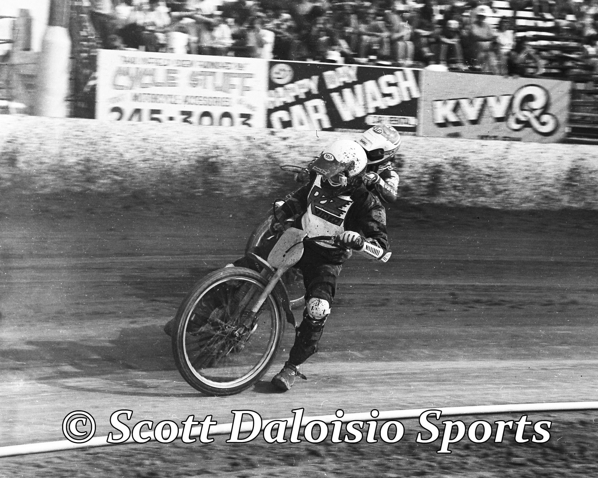 Billy Gray with Steve Lucero... - Speedway Motorcycle Photos