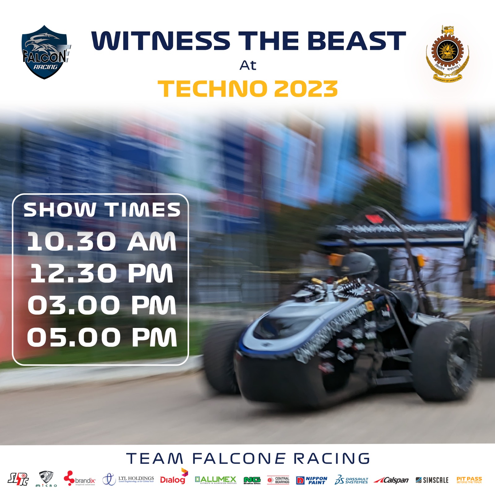 Catch the Beast in Action!!! 🏎♥🇱🇰... - Team FalconE Racing