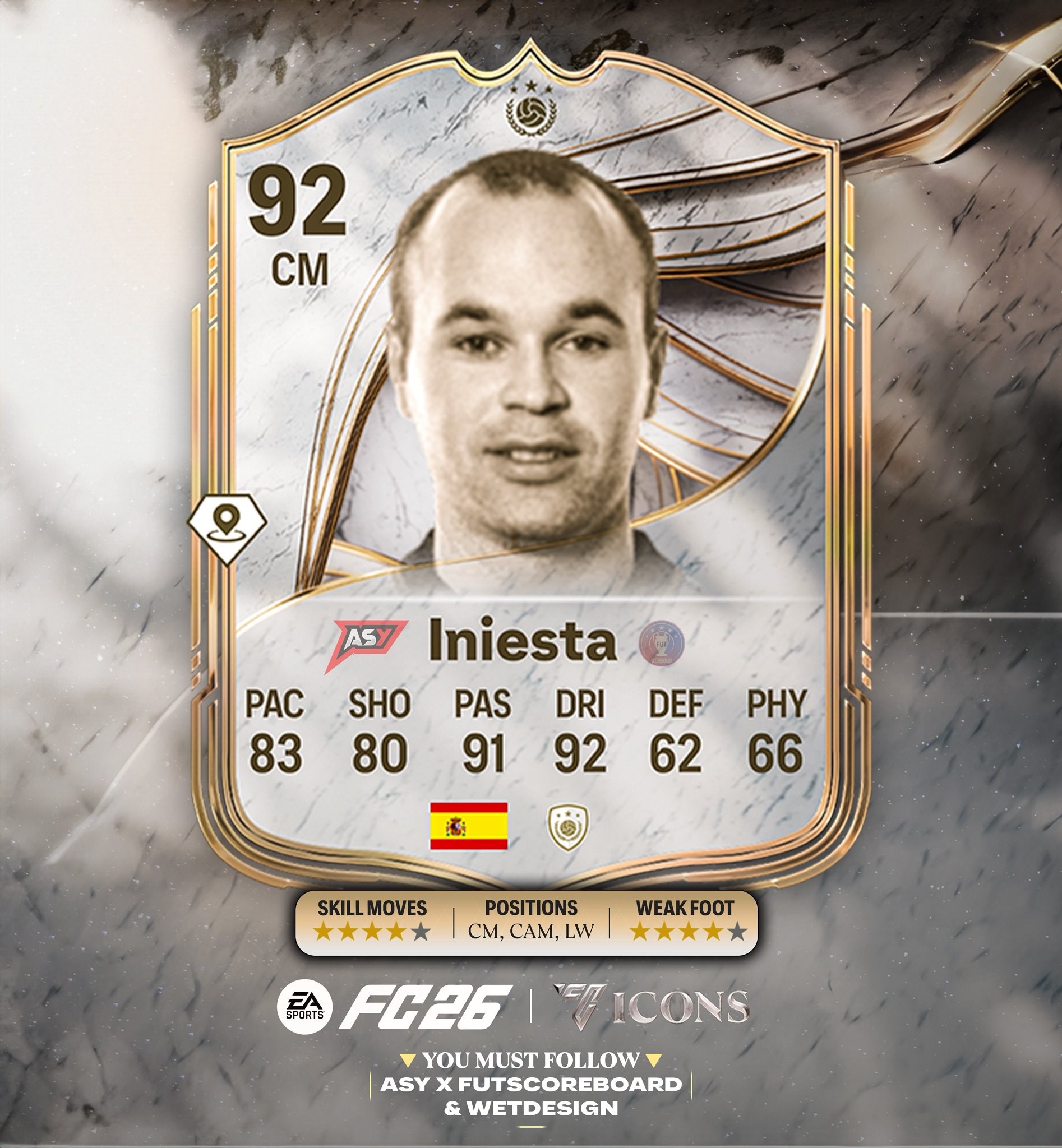 Hmedark - 🚨Iniesta OFFICIAL FC 26 ICON CARD 🔥🔥🔥 | Facebook