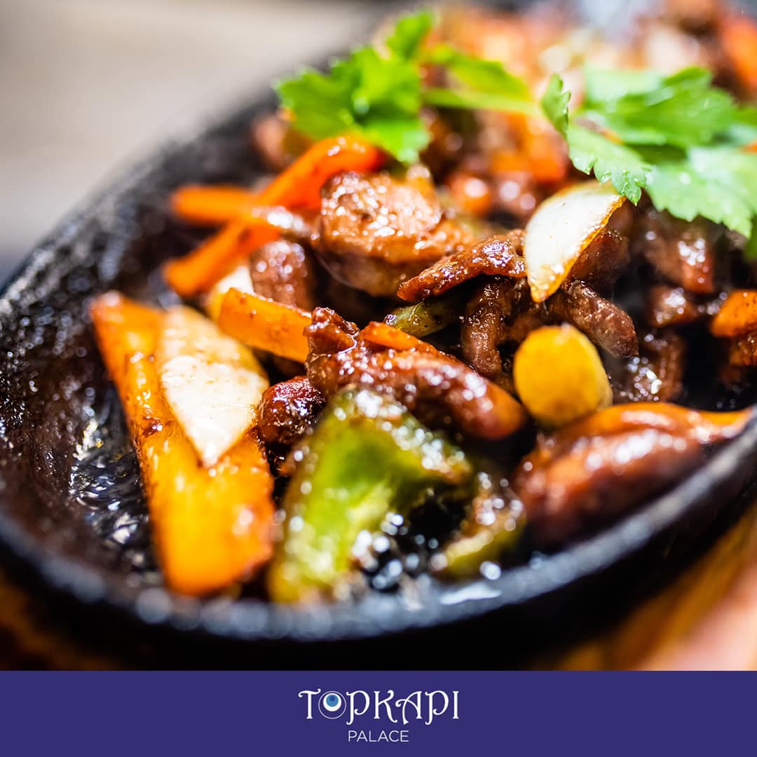 Topkapi Palace - Traditional Turkish food served in the...