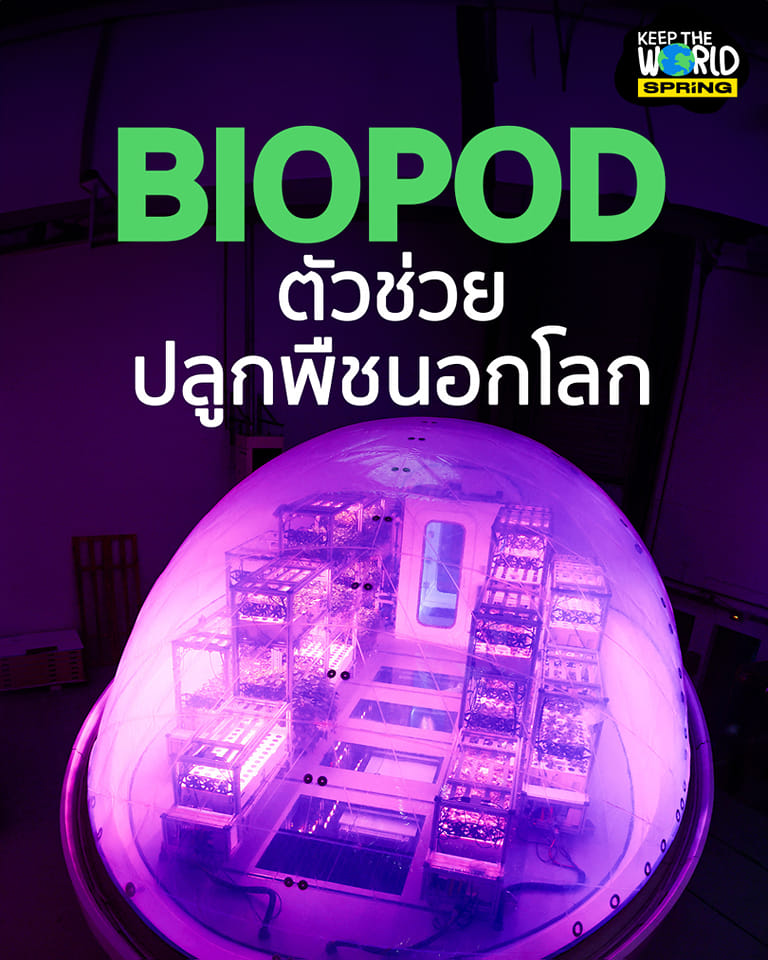 SpringNews - • Biopod ตัวช่วย ปลูกพืชนอกโลก climate...