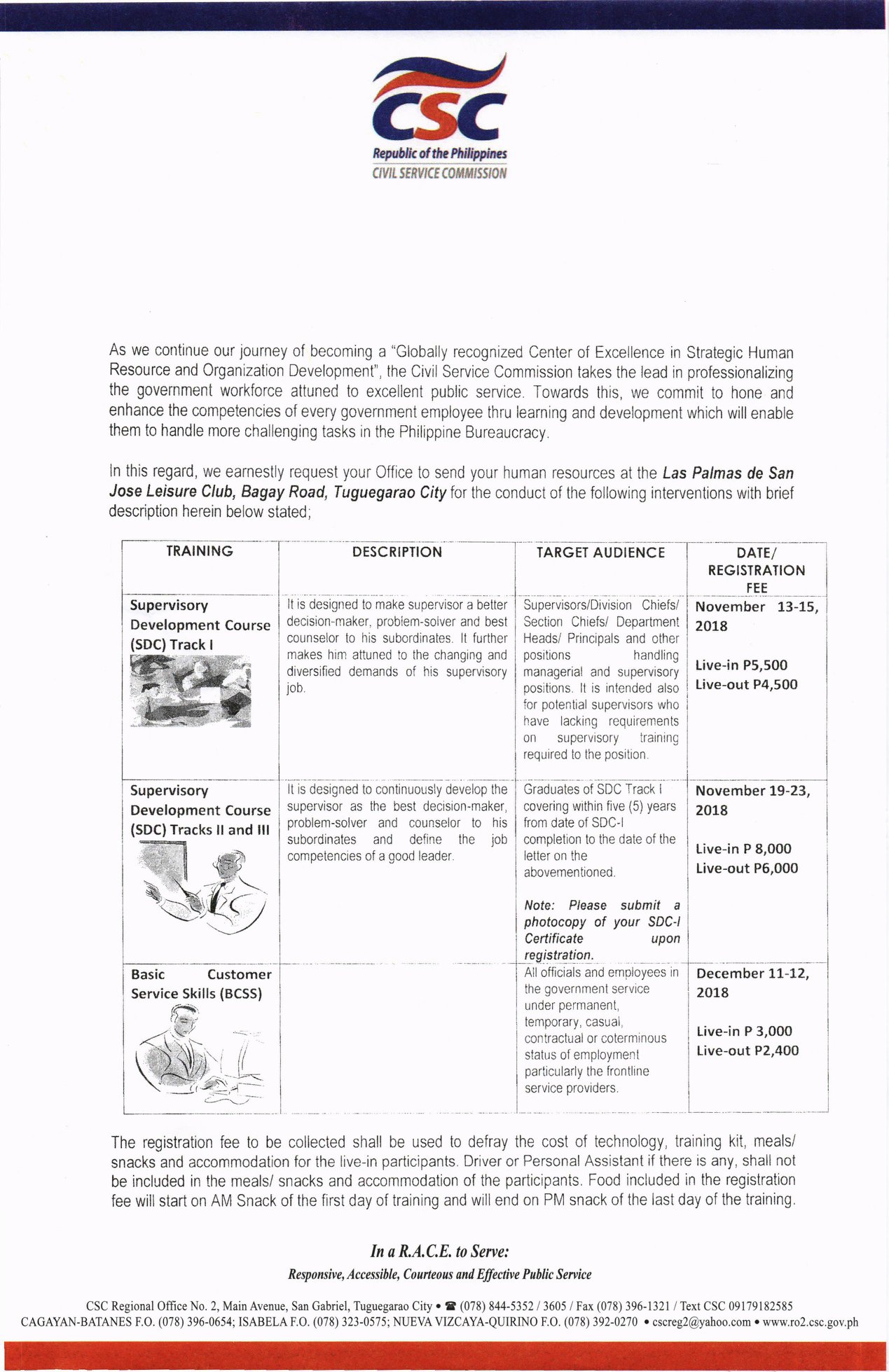 CSC Region 2 - 4th Quarter HR training To all interested... | Facebook
