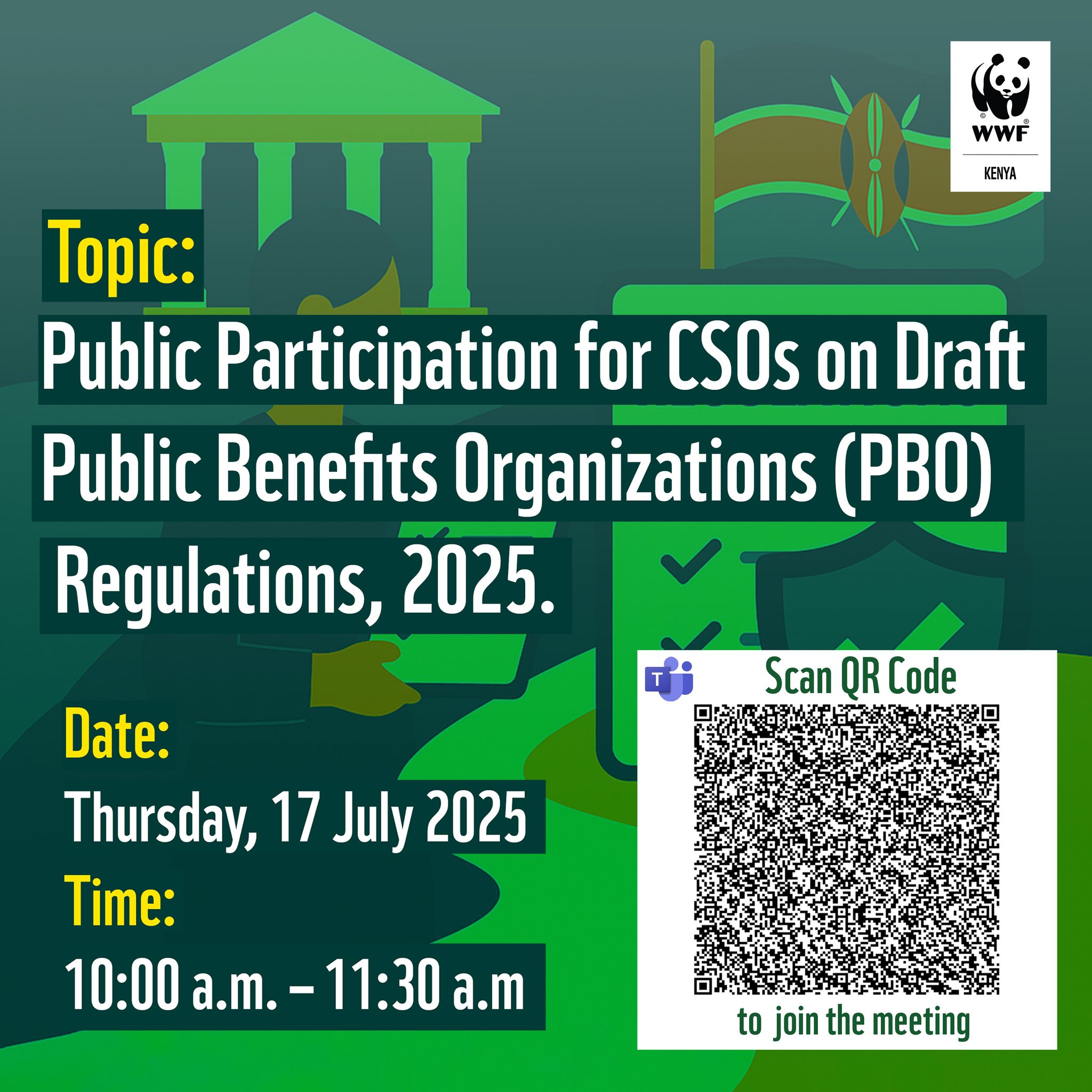 WWF-Kenya - 📢 Calling all Civil Society Organizations!... | Facebook