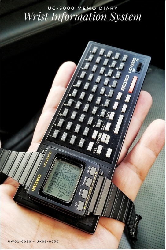 Seiko UW02-0010 Memo Diary Databank watch from 1984