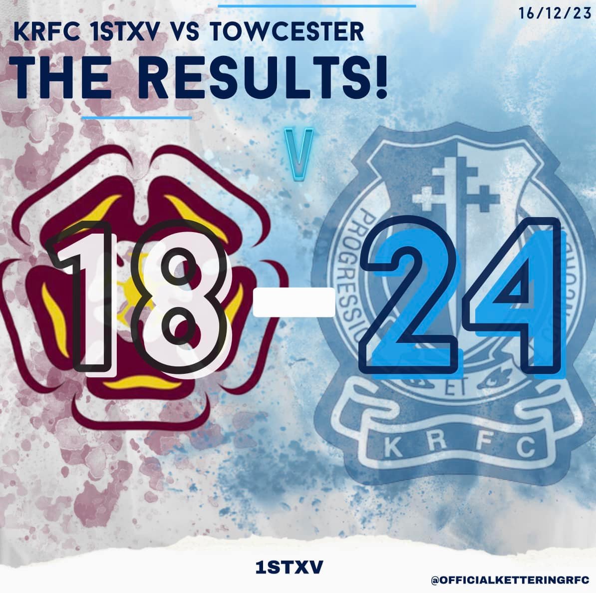 𝐊𝐑𝐅𝐂 𝐑𝐄𝐒𝐔𝐋𝐓𝐒 💙 2... - Official Kettering Rugby Football Club