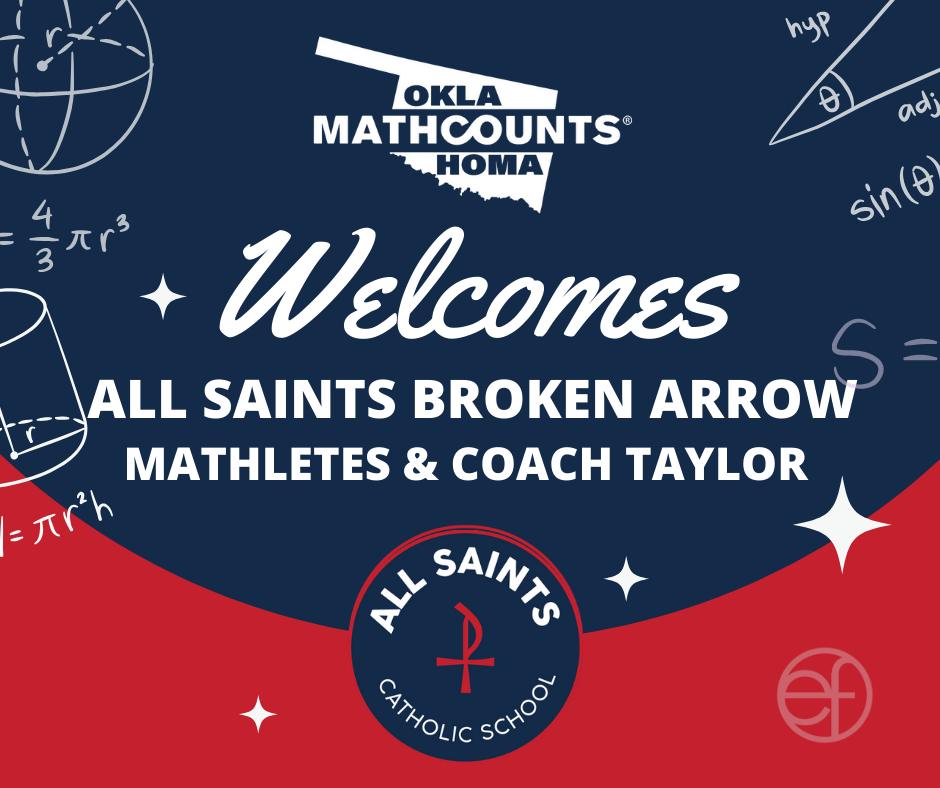 Oklahoma - We are thrilled to welcome the #mathletes from All Saints ...