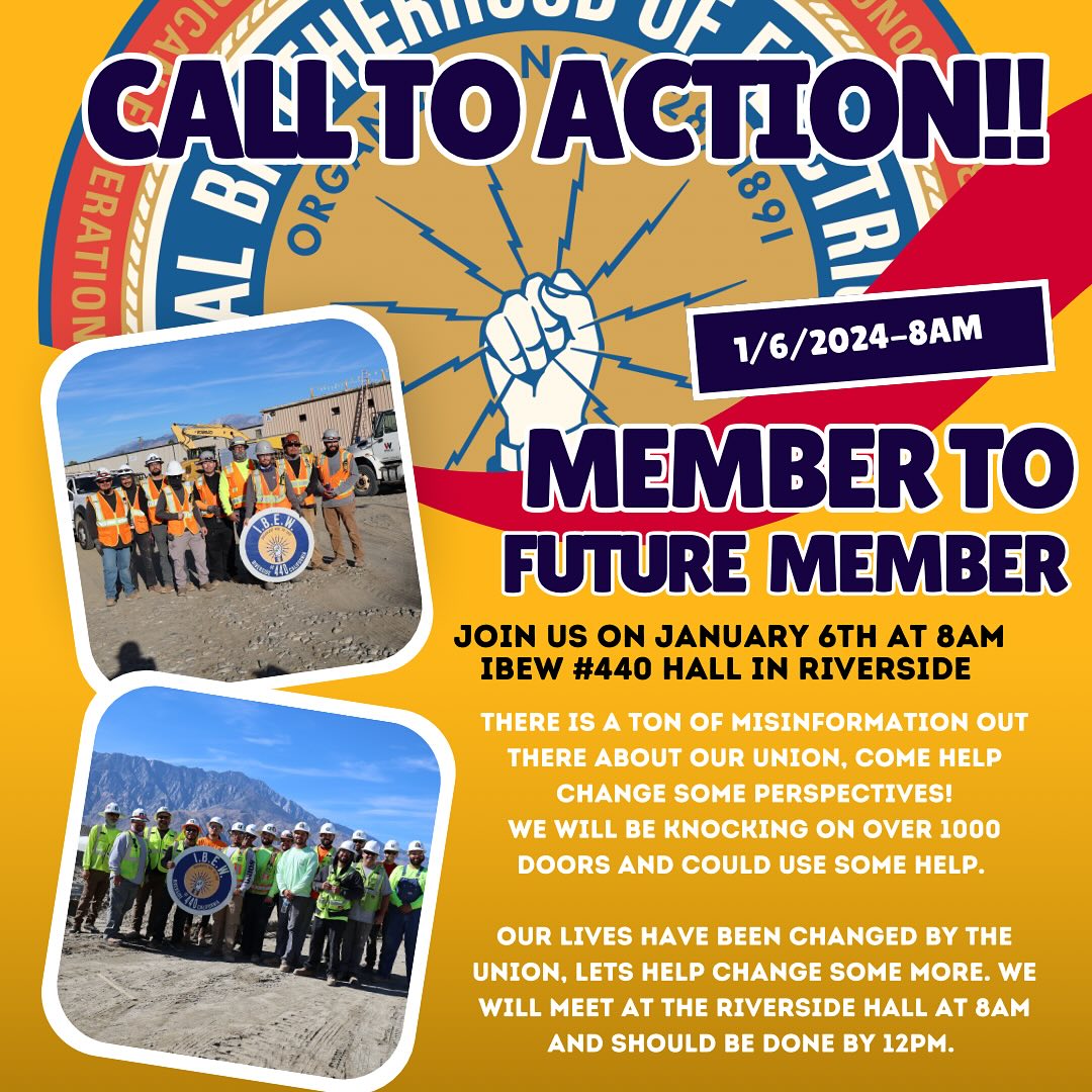 IBEW Local 440 - 📣 Calling all IBEW 440 Members 📣 Join us... | Facebook