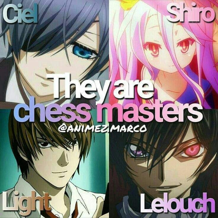 The Best Chessmaster Characters By:... - MC Anime Podcast | Facebook