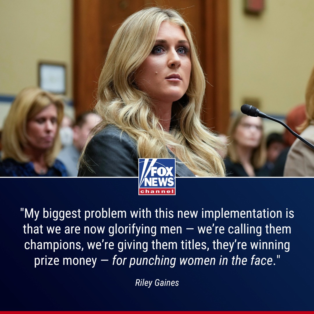 Fox News - ‘THIS IS NOT PROGRESS’: Riley Gaines rips USA...