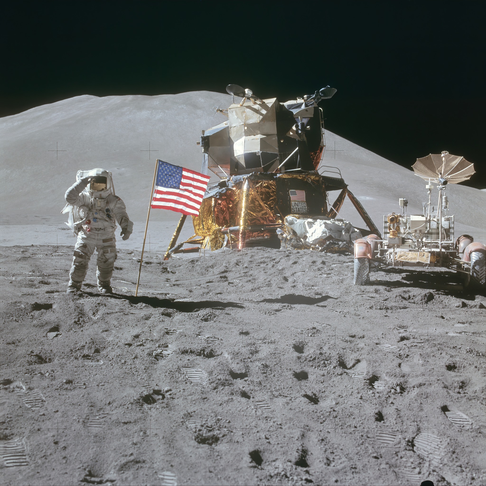 On this date in 1971, July 30, the crew of Apollo 15 successfully