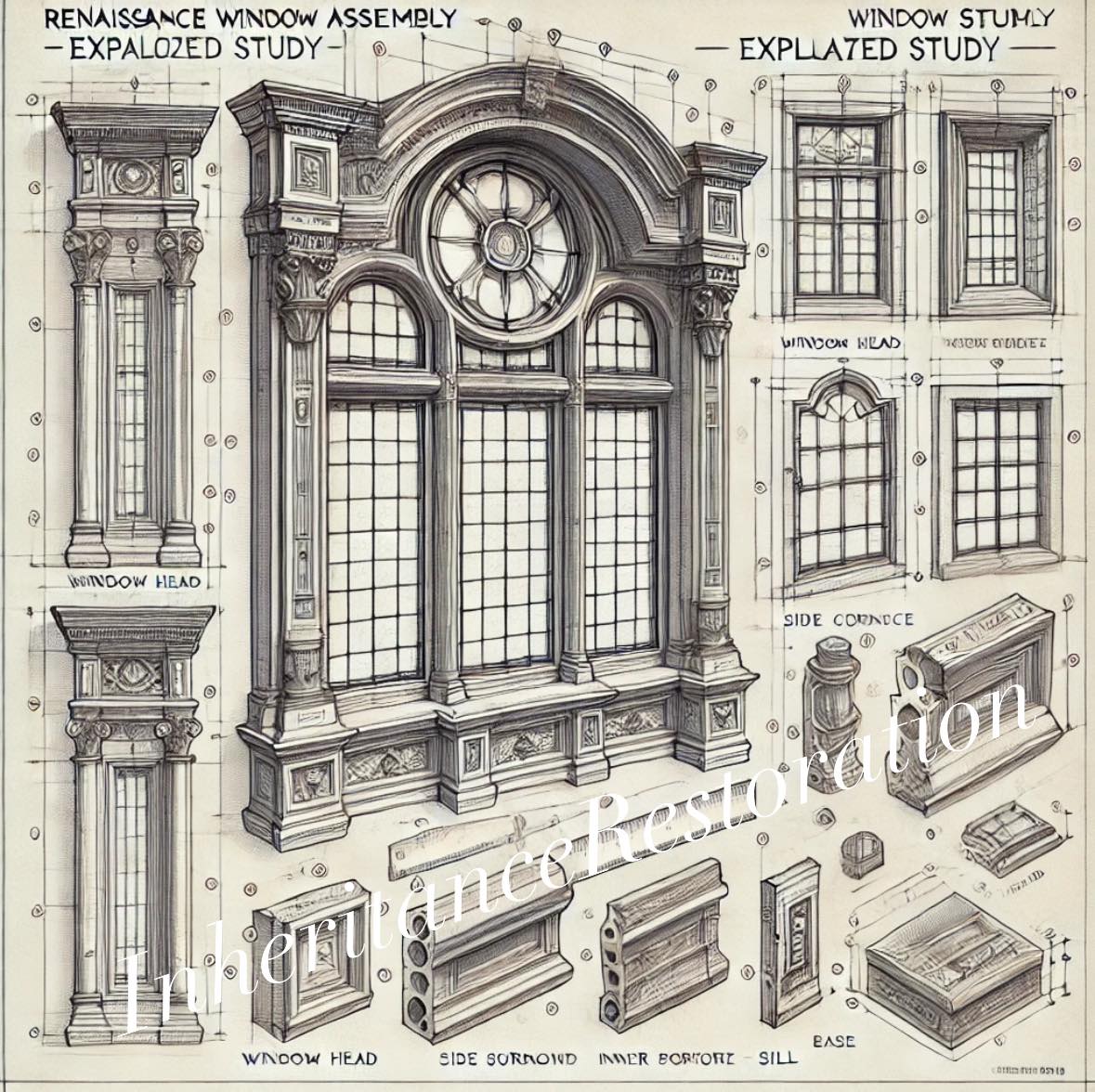 Inheritance - #fblifestyle Renaissance Window Assembly – Exploded Study ...