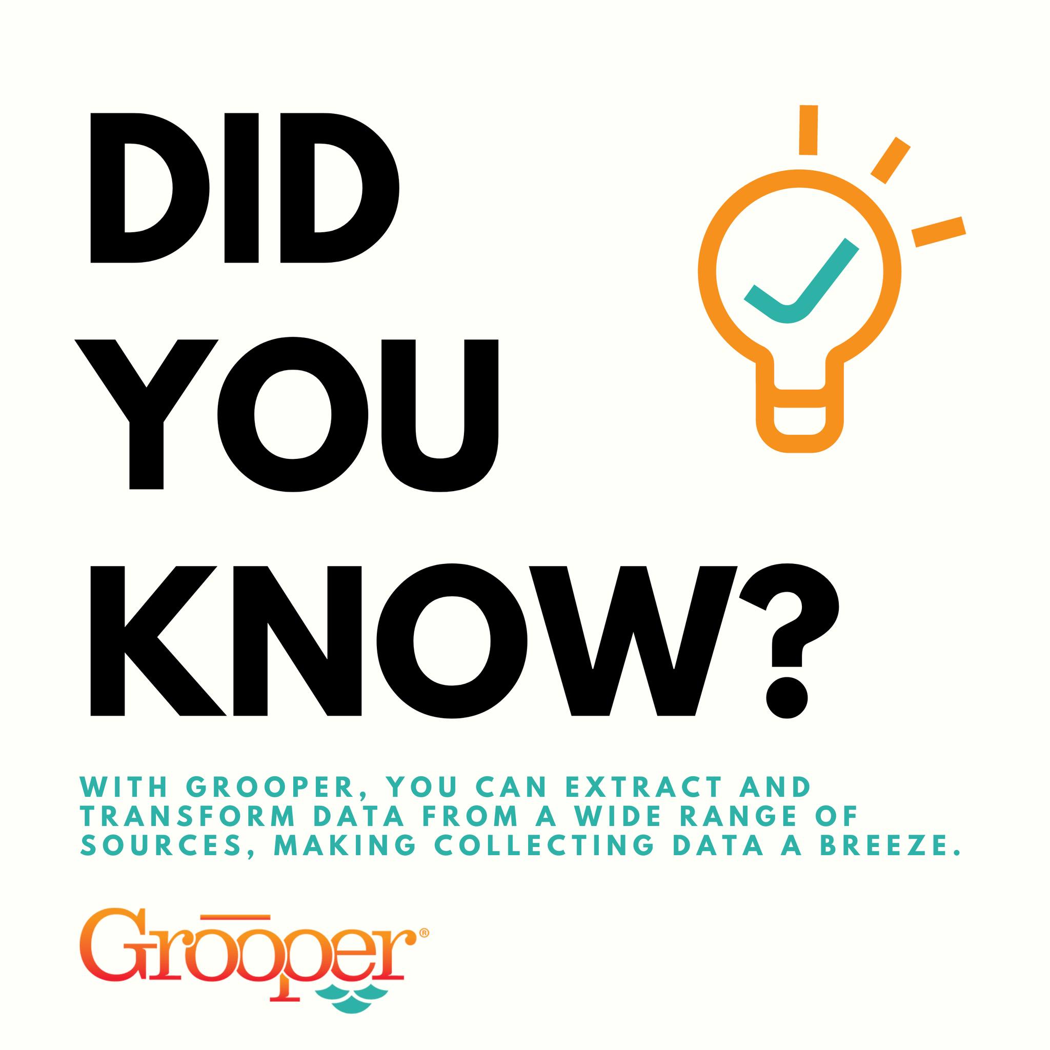 BIS - Did you know? With Grooper, you can extract and...