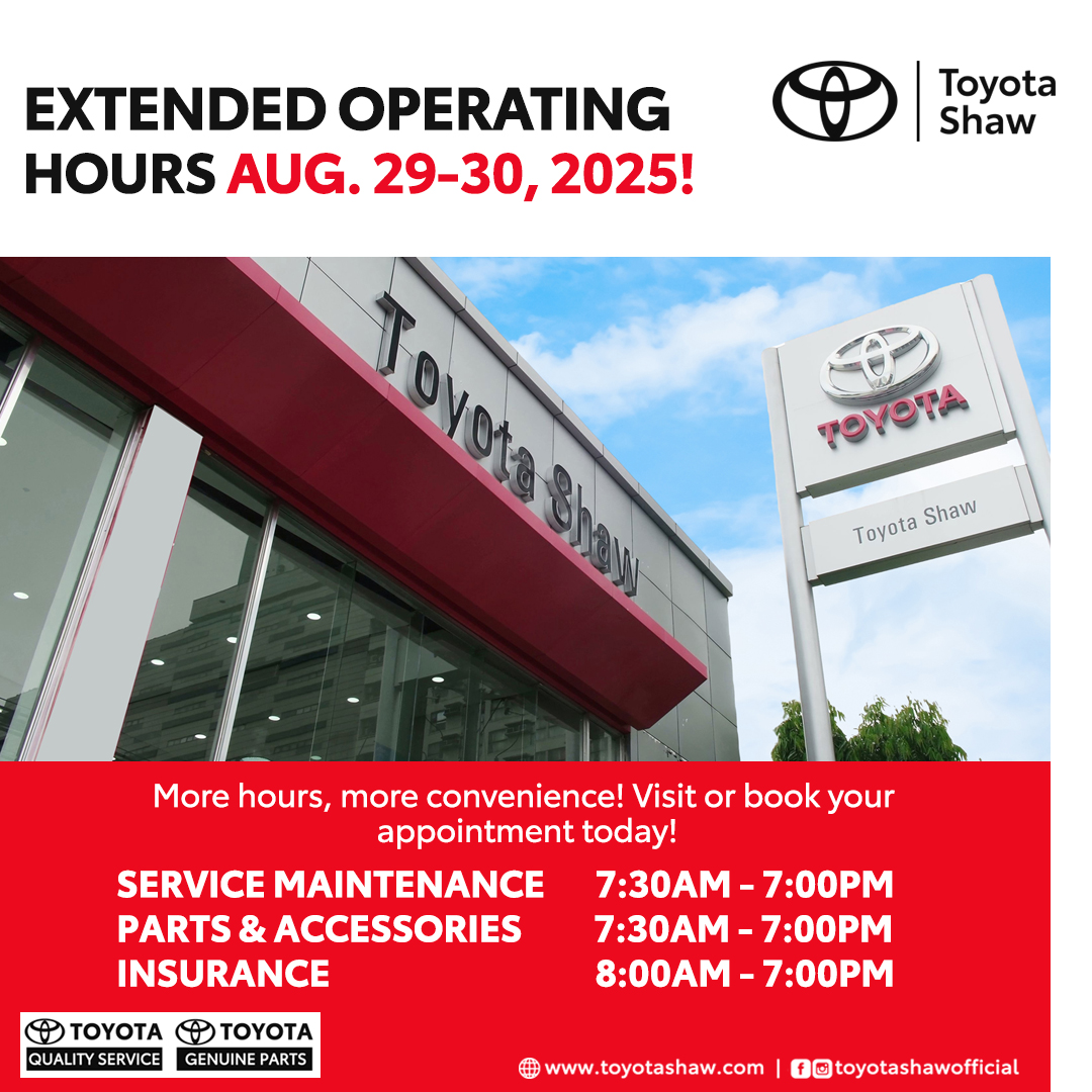 Toyota Shaw - SAVE MORE when you book your service appointment on July ...