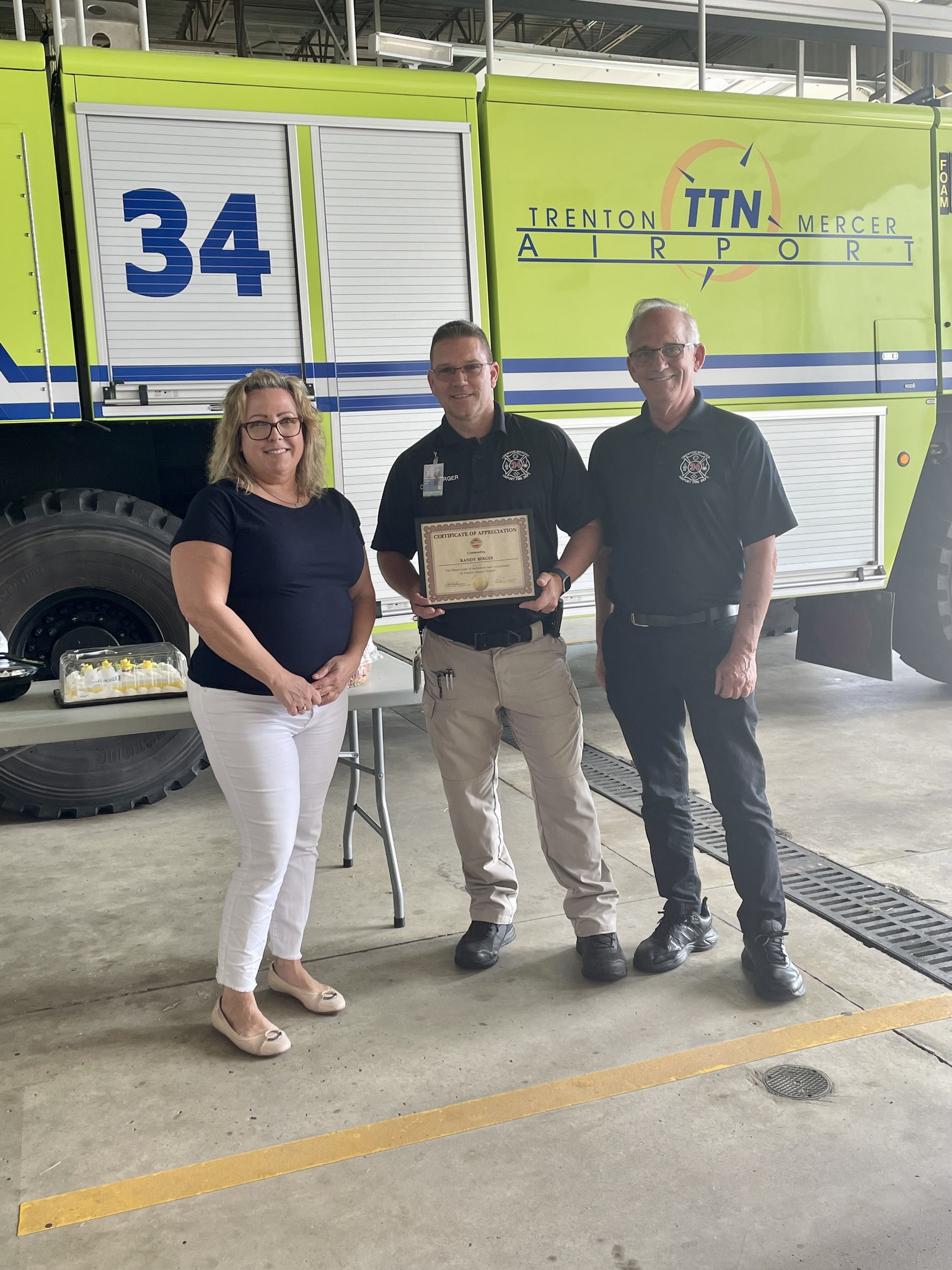 Pro-Tec Fire Services - Celebrating Chief Randy Berger's 15 years with ...