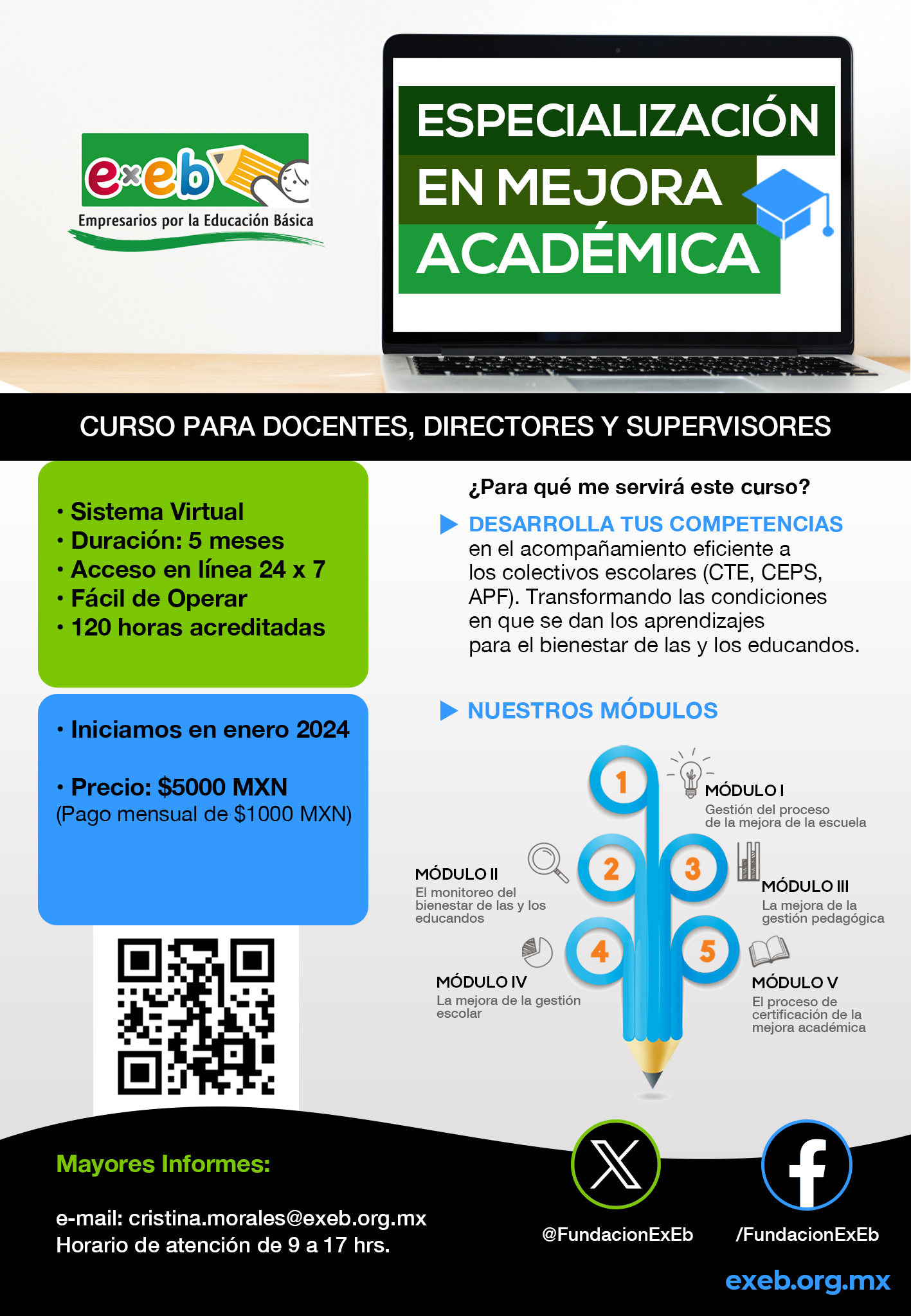 Fundación - 👉🏼 Te invitamos a inscribirte a nuestro curso con modalidad ...