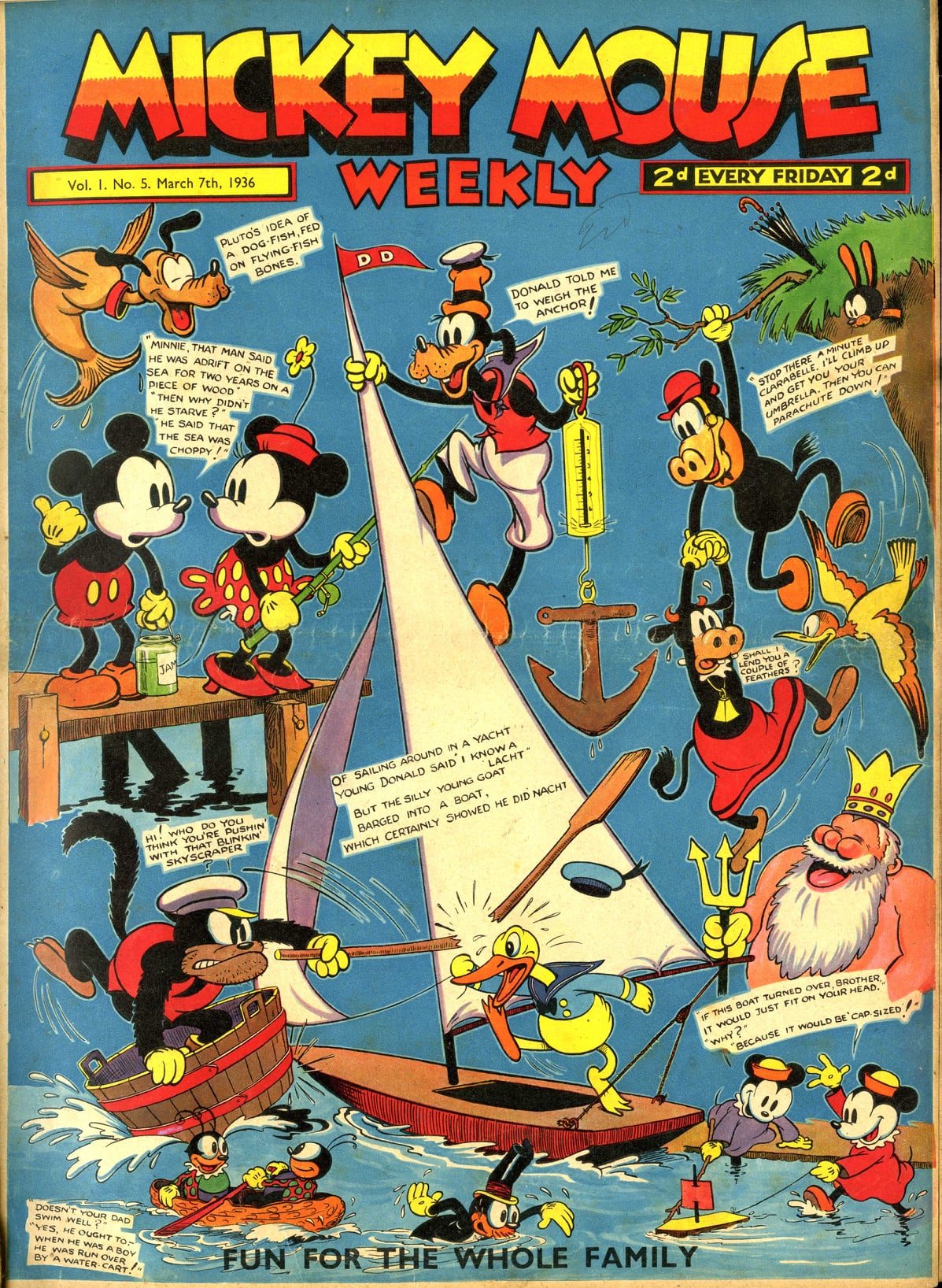 Vintage Mickey Mouse Weekly from March 7