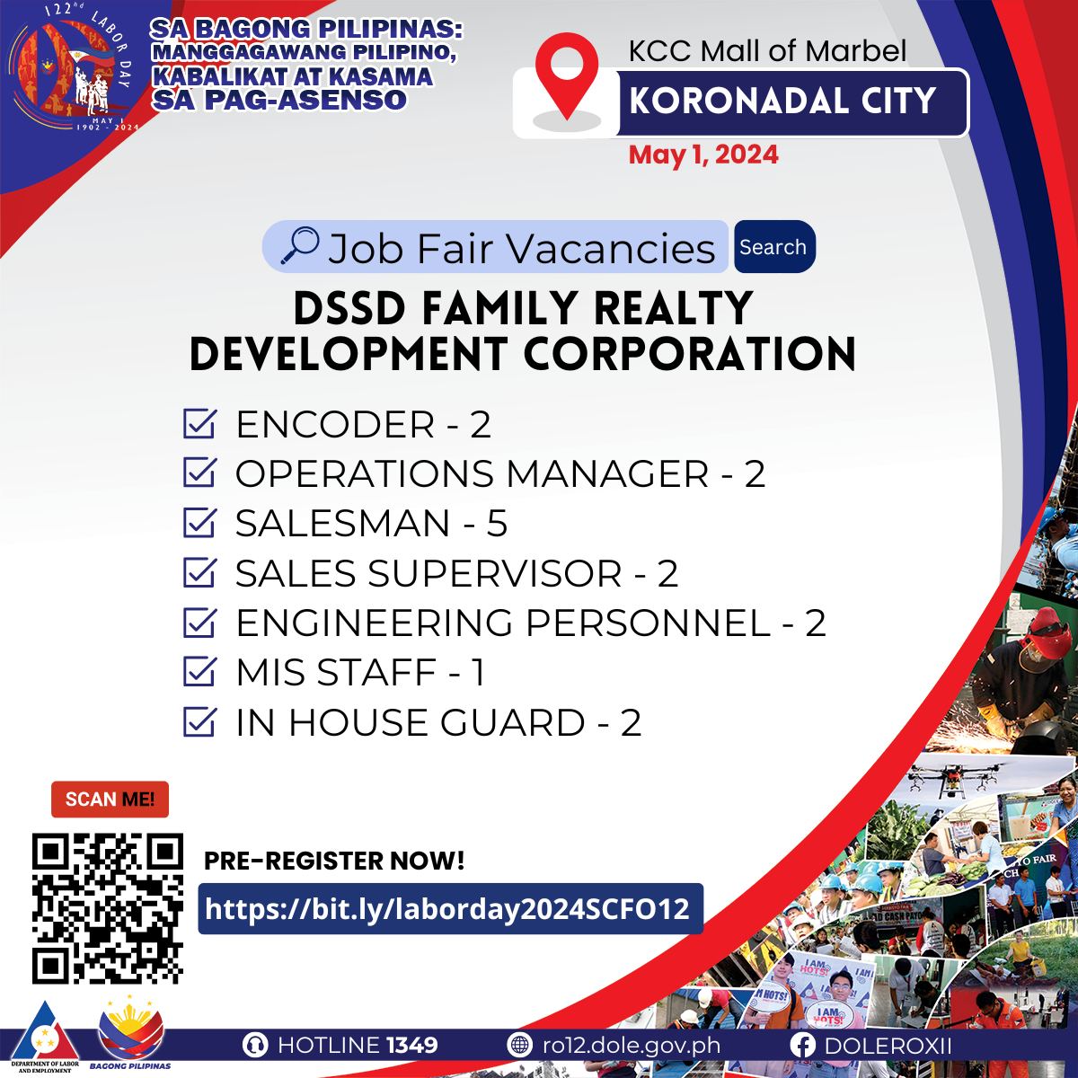 DOLE - 𝗟𝗢𝗢𝗞 𝗹 𝗝𝗢𝗕 𝗙𝗔𝗜𝗥 𝗩𝗔𝗖𝗔𝗡𝗖𝗜𝗘𝗦 [𝗨𝗽𝗱𝗮𝘁𝗲𝗱] Venue: 4/F, KCC Mall of ...