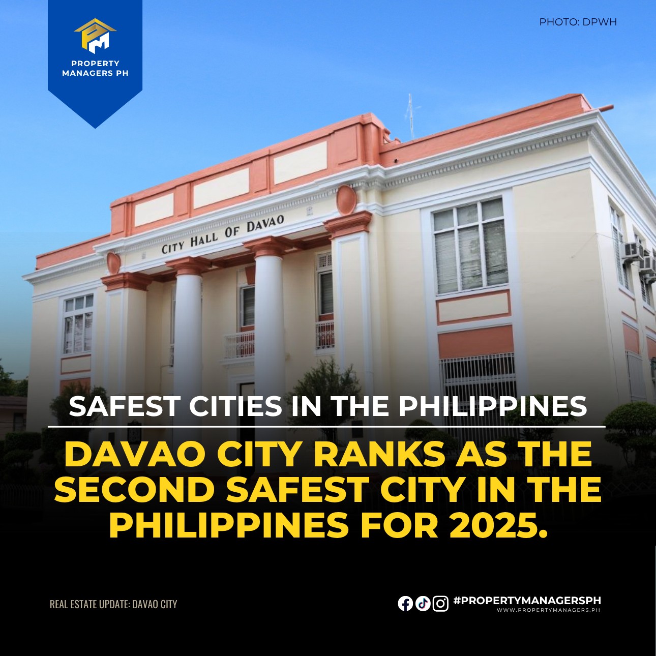 Property - Davao City Ranks 2nd Safest City in the Philippines for 2025 ...