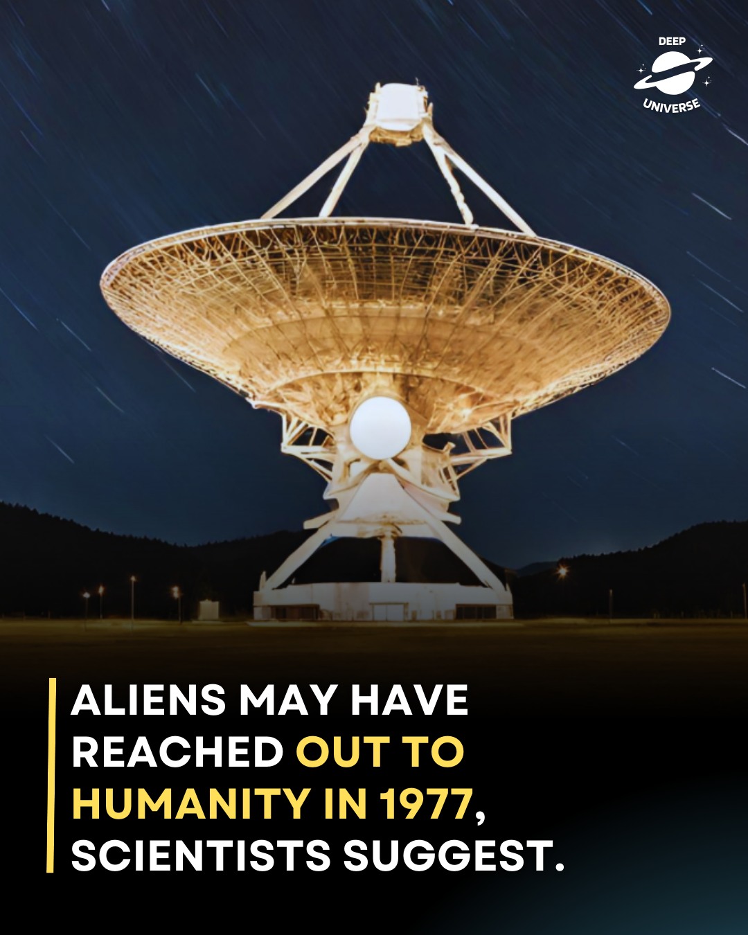 Deep - Back in 1977 something extraordinary happened that still sparks ...