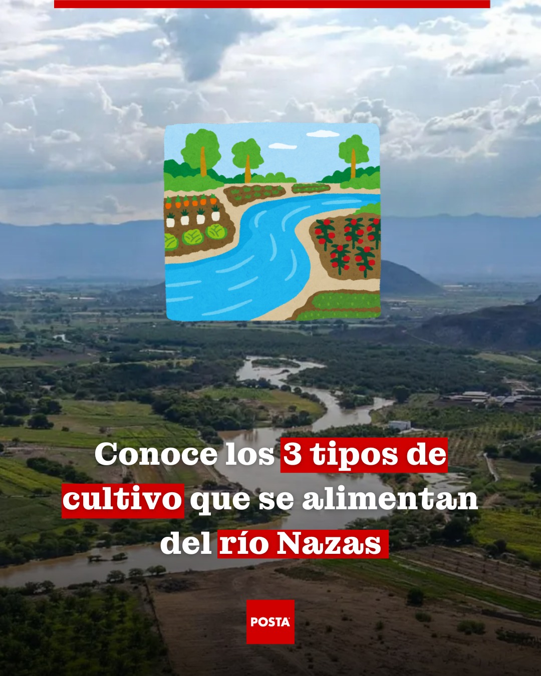 POSTA - 🌾 A orillas del río Nazas existen cultivos que prosperan ...