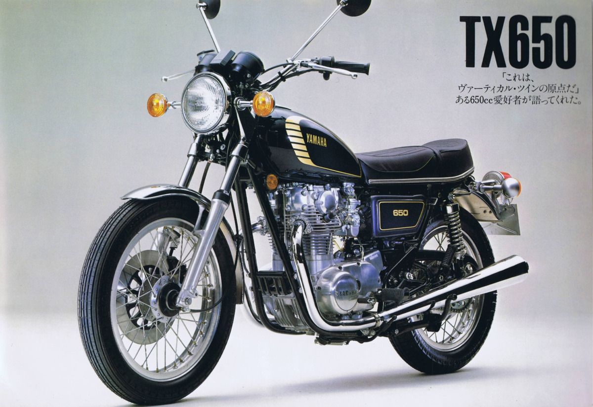 1974 YAMAHA XS650 Special + TX650 brochure JAPAN