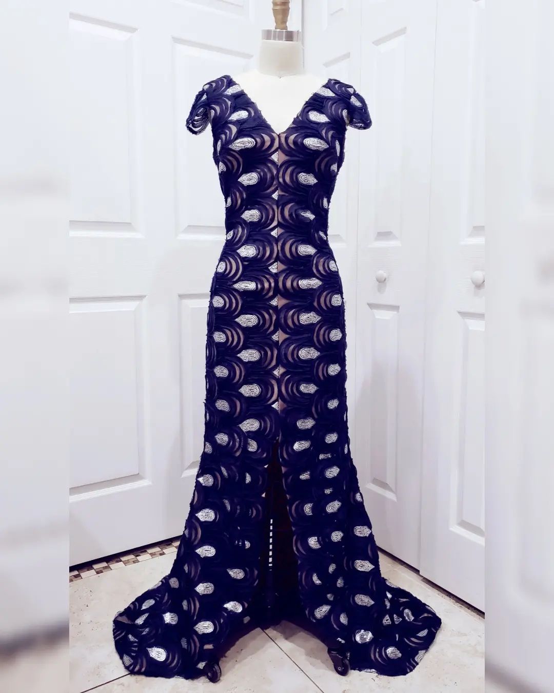 dress sequence design style inspiration for dresses Sequence fabric dress Boho Evening Dress Side SlowS vis Floral Edit 24.06 creating a feminine silhouette Size:1/3M