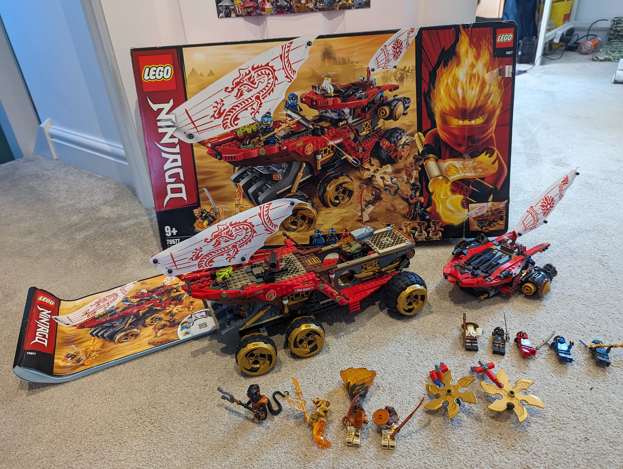 えま Rare Lego Ninjago Land Bounty set with Wu and Aspheera figures