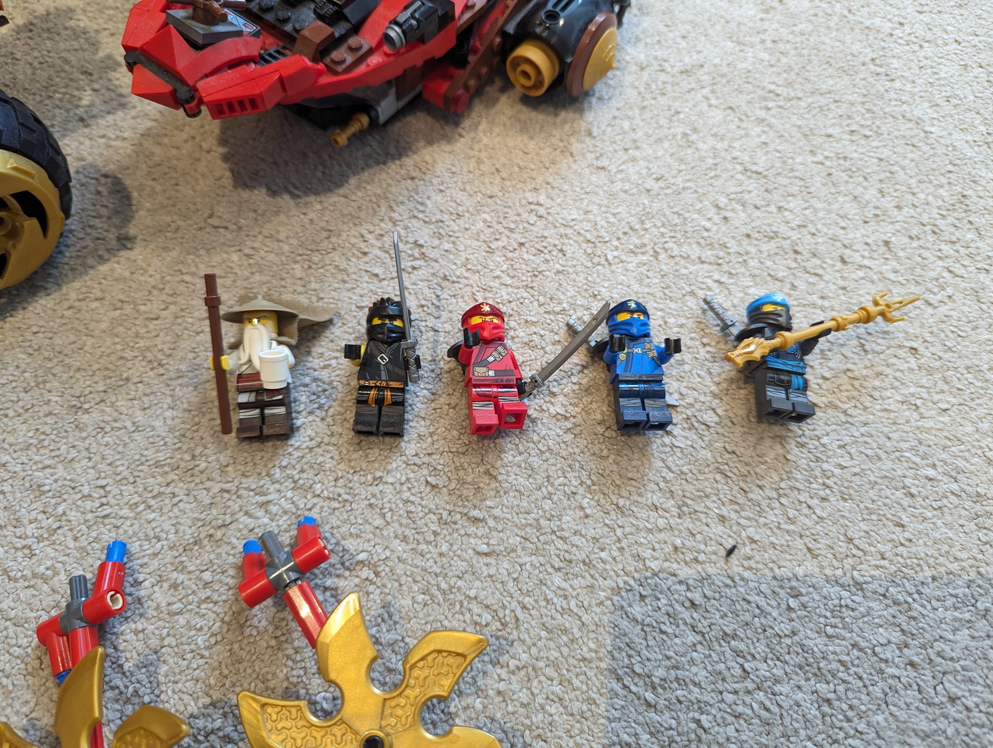 Rare Lego Ninjago Land Bounty set with Wu and Aspheera figures