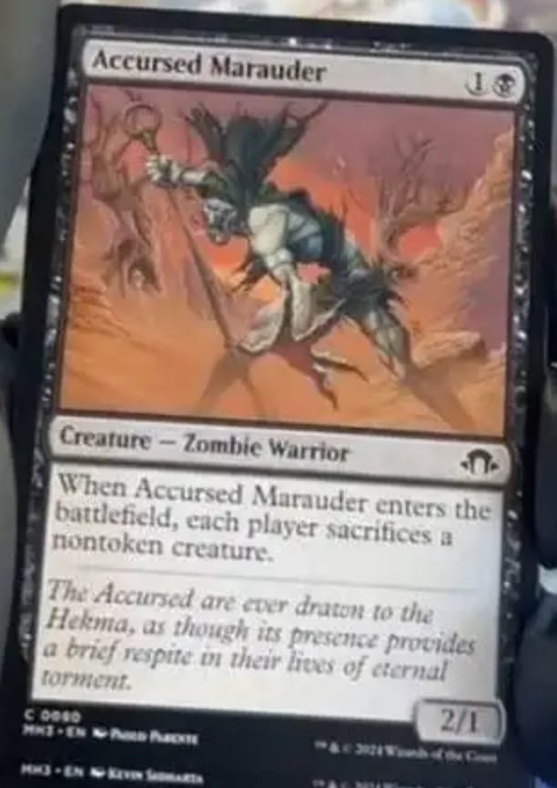 mtg cards like fleshbag marauder Magic The Gathering - Commander Legends each player sacrifices a creature of their choice. cheaper then a fleshbag and