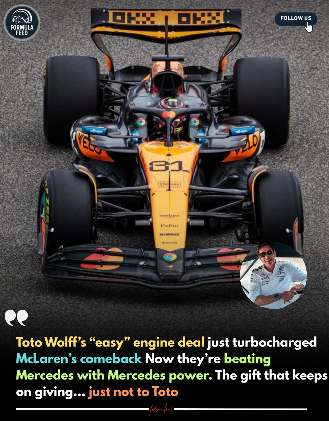 Formula Feed - Toto’s “Easy” Engine Deal Now Powers... | Facebook