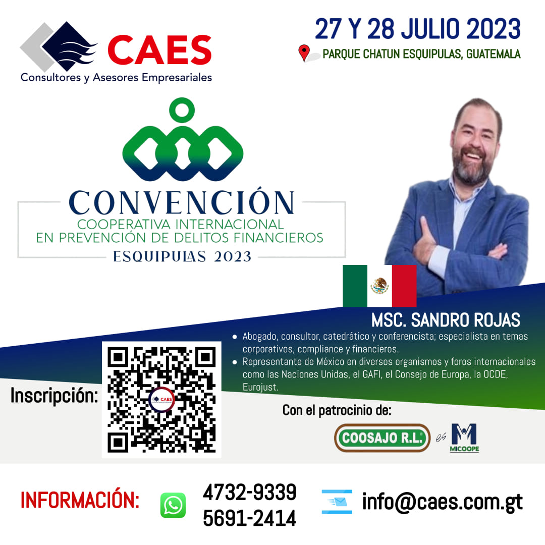 Caes- - 🟢 Dr. Sandro Garcia Rojas, especialista en temas de compliance ...