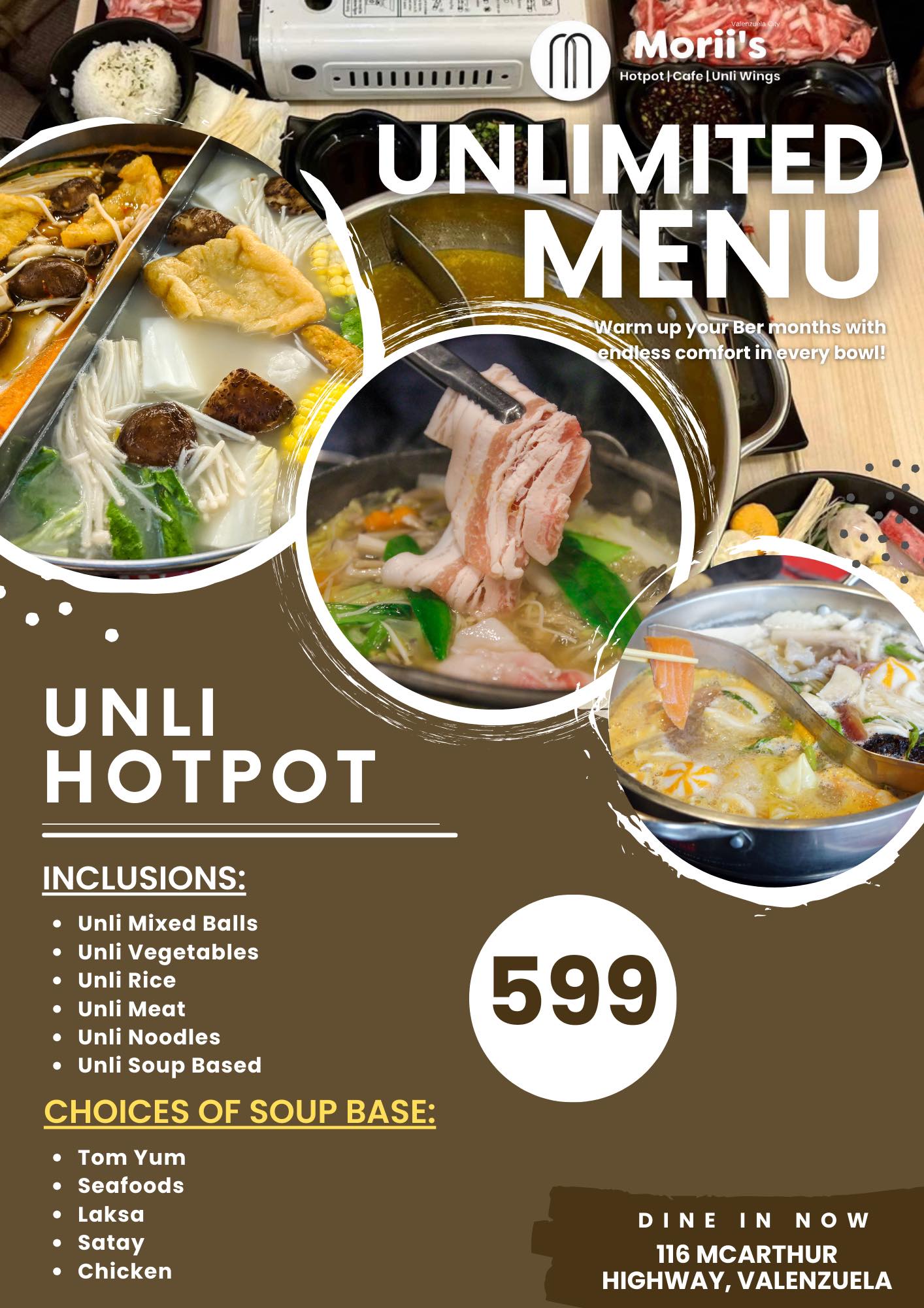 Morii’s Hotpot, Cafe, and Unli Wings | Valenzuela