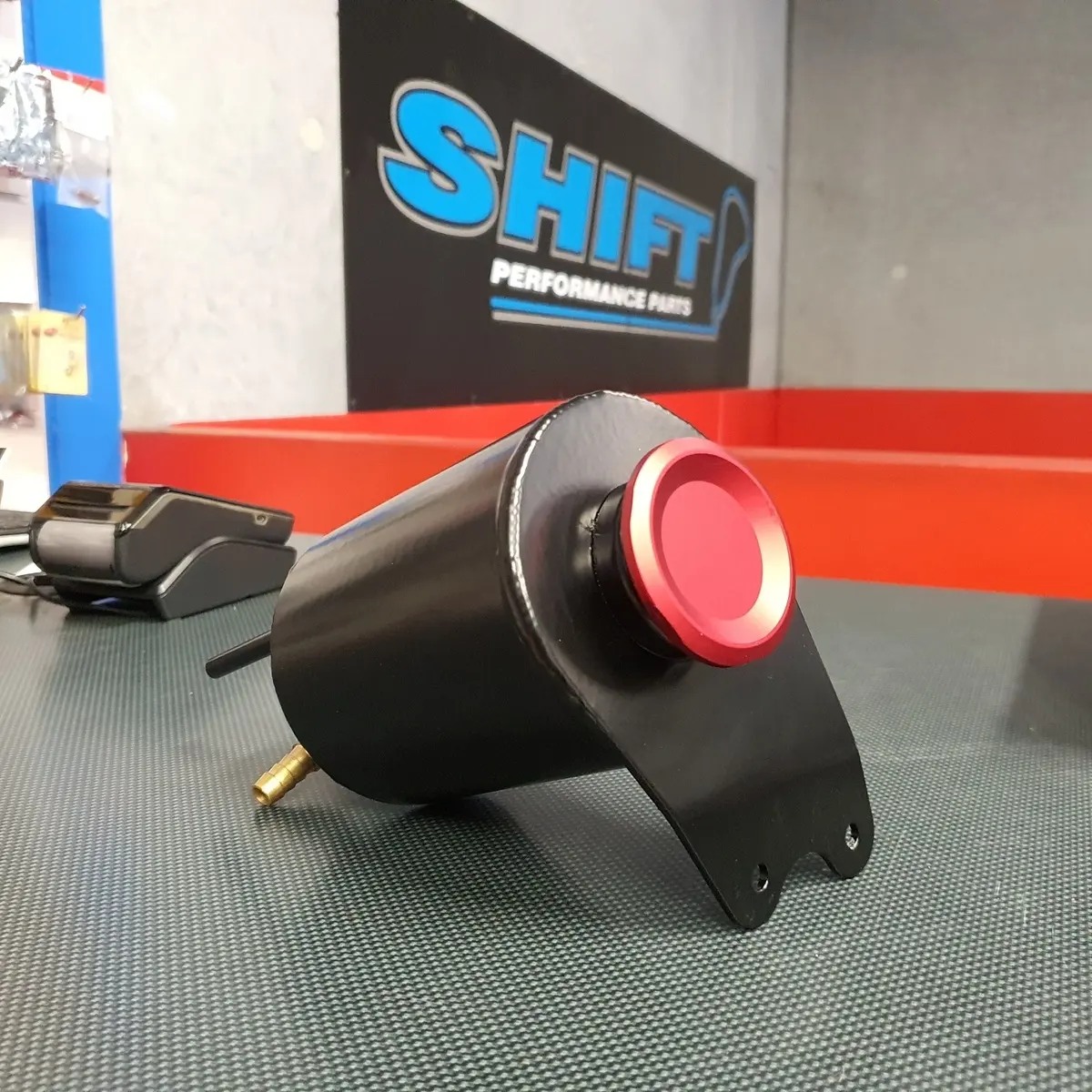 SPP Black Red Aluminium Radiator... - Shift Performance Parts