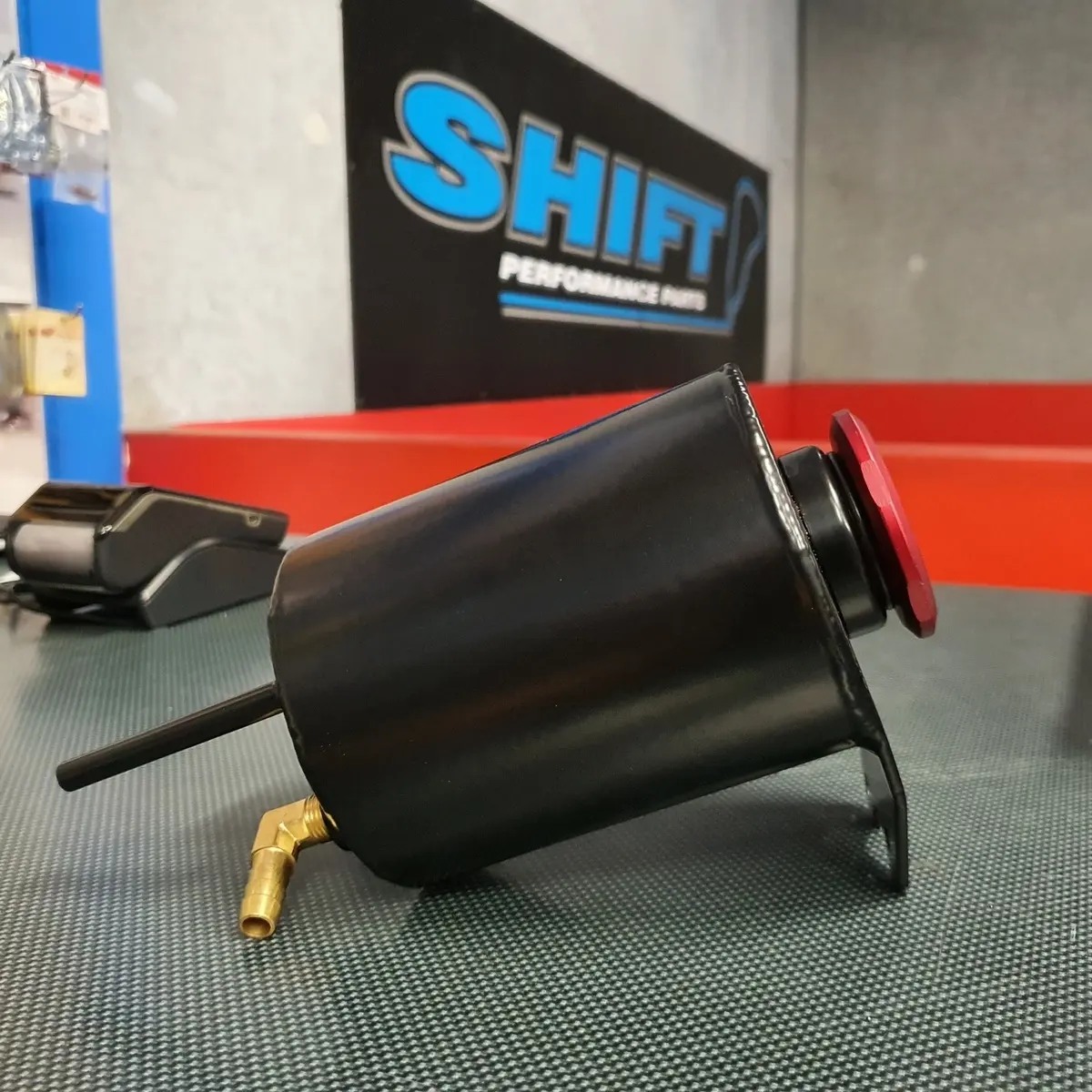 SPP Black Red Aluminium Radiator... - Shift Performance Parts
